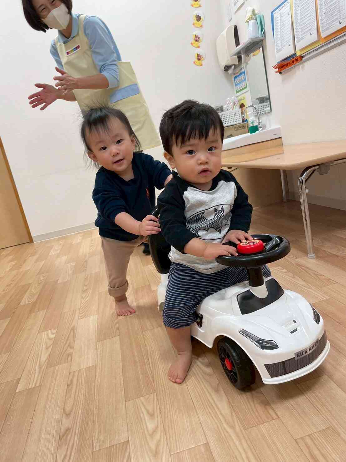 カタカタレースあそびをしました♪