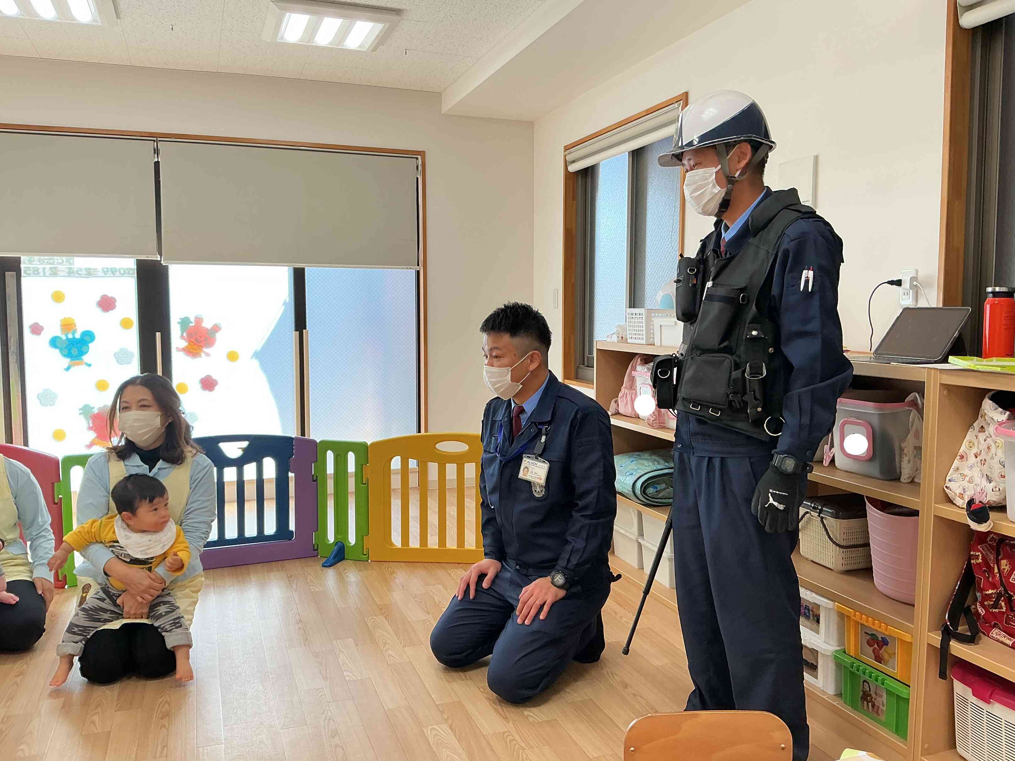 防犯訓練をおこないました。