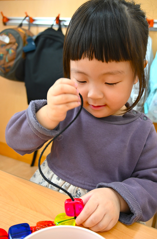 ひも通し☆うさぎぐみ