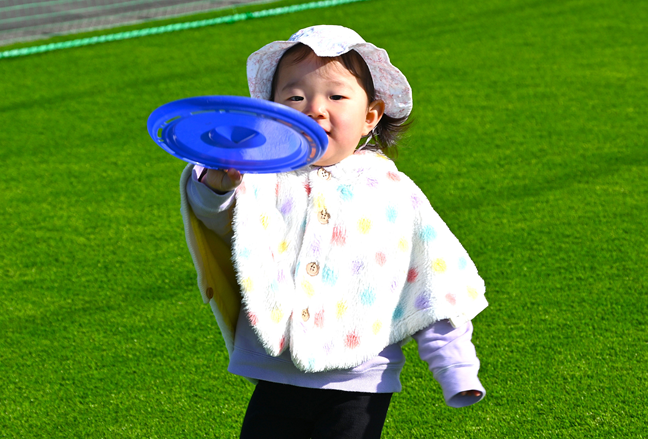 園庭で遊びました♪