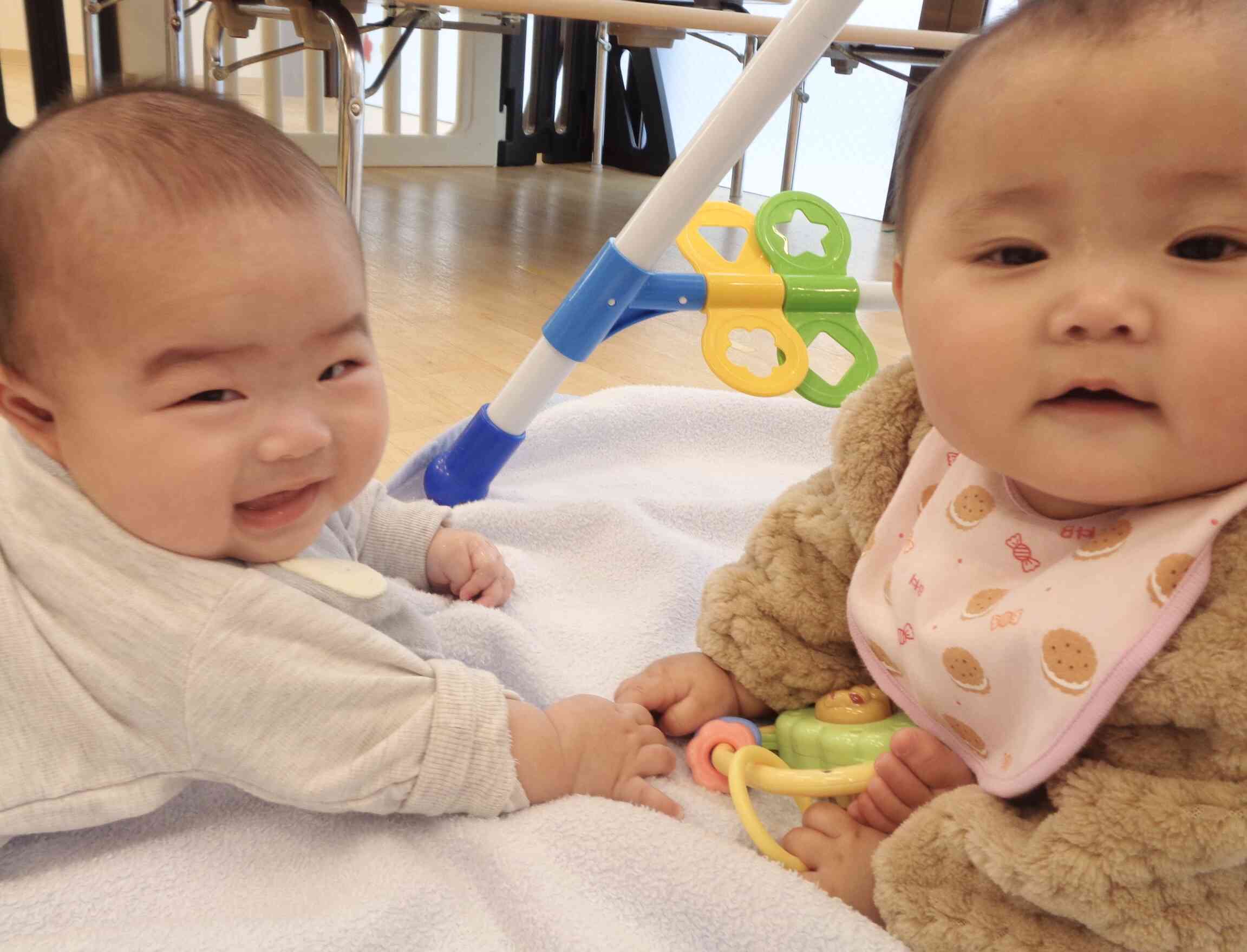 いっぱいお友だちが増えたよ♪ひよこ組(0歳児)