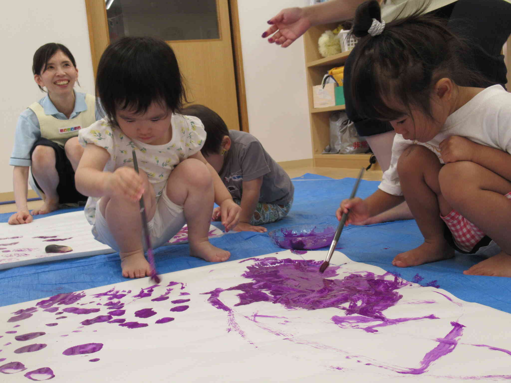 7/10 絵の具きれいに塗れたよ♪