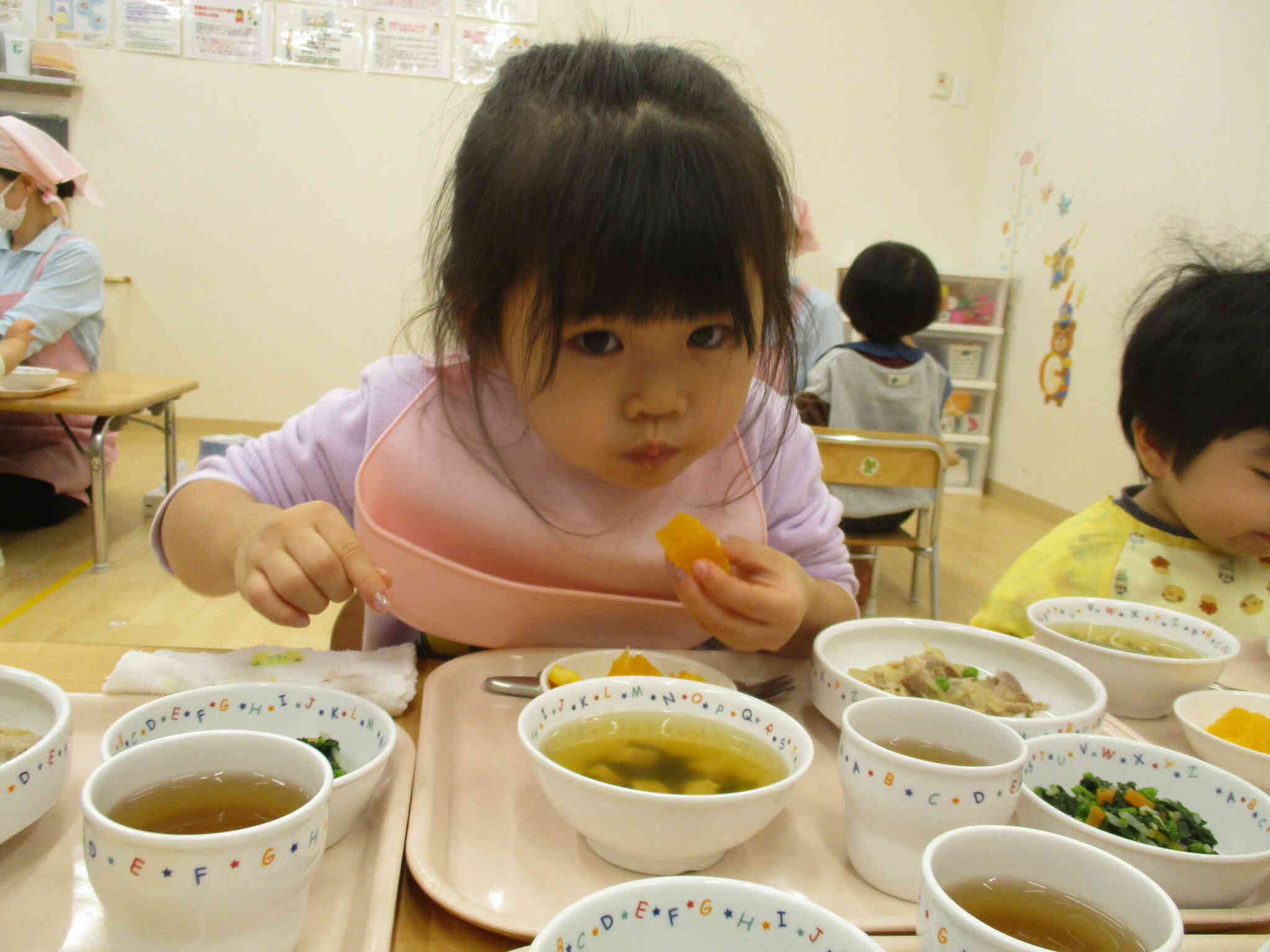 楽しい給食の時間