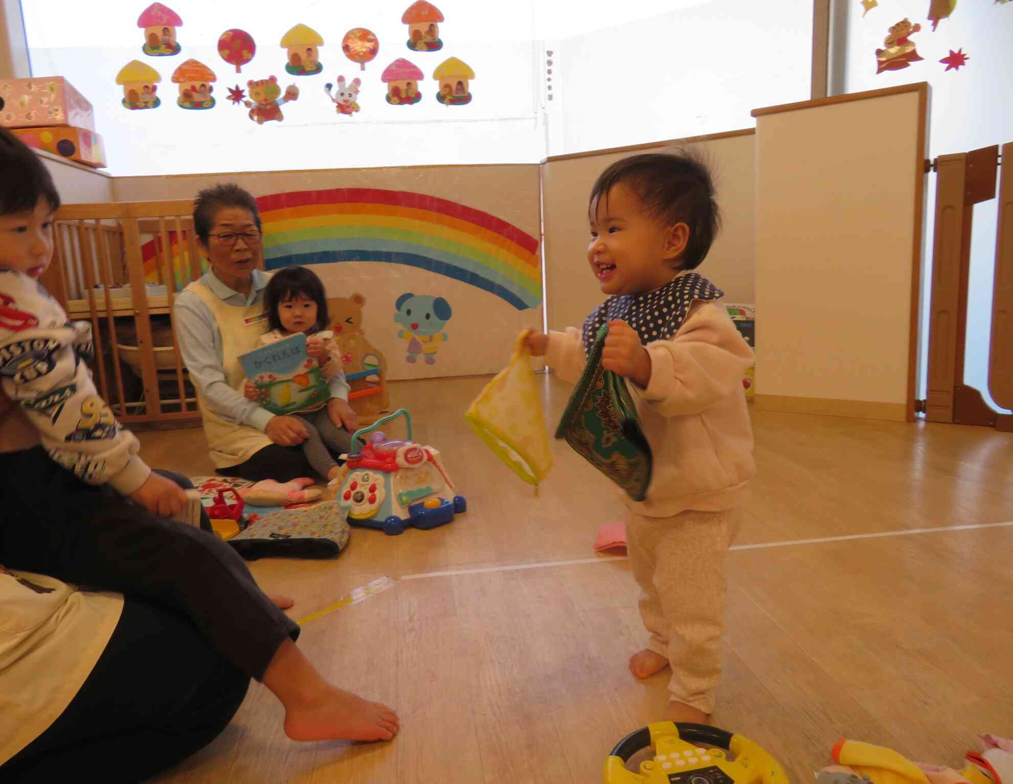 室内遊びの様子