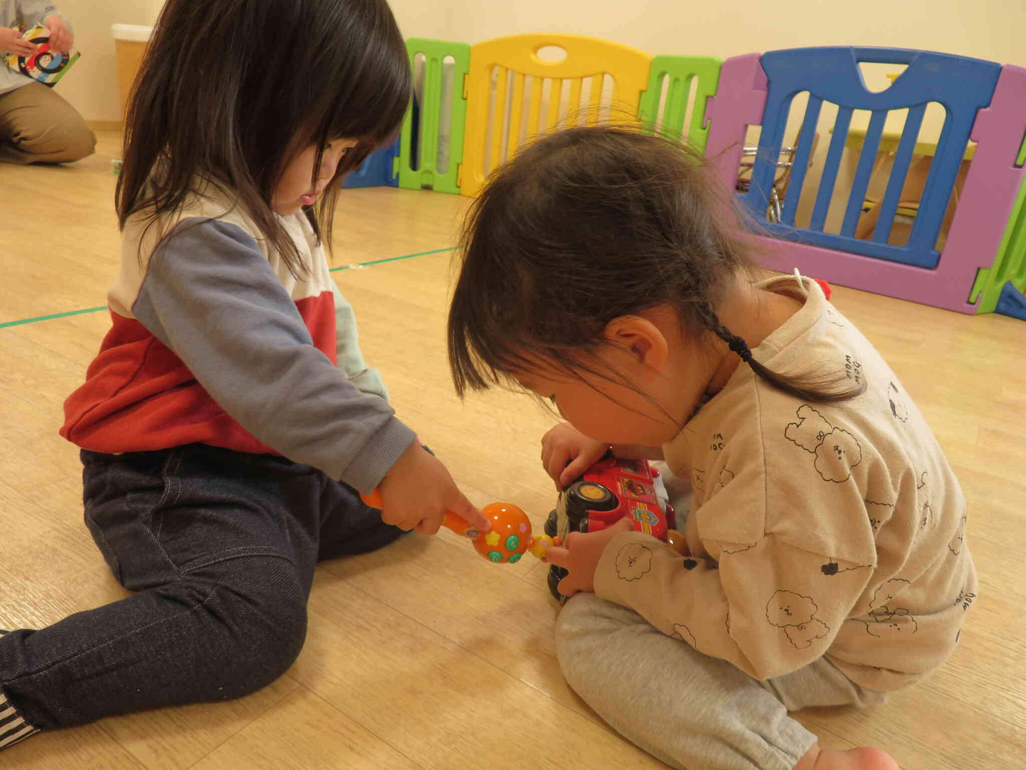 室内遊びの様子