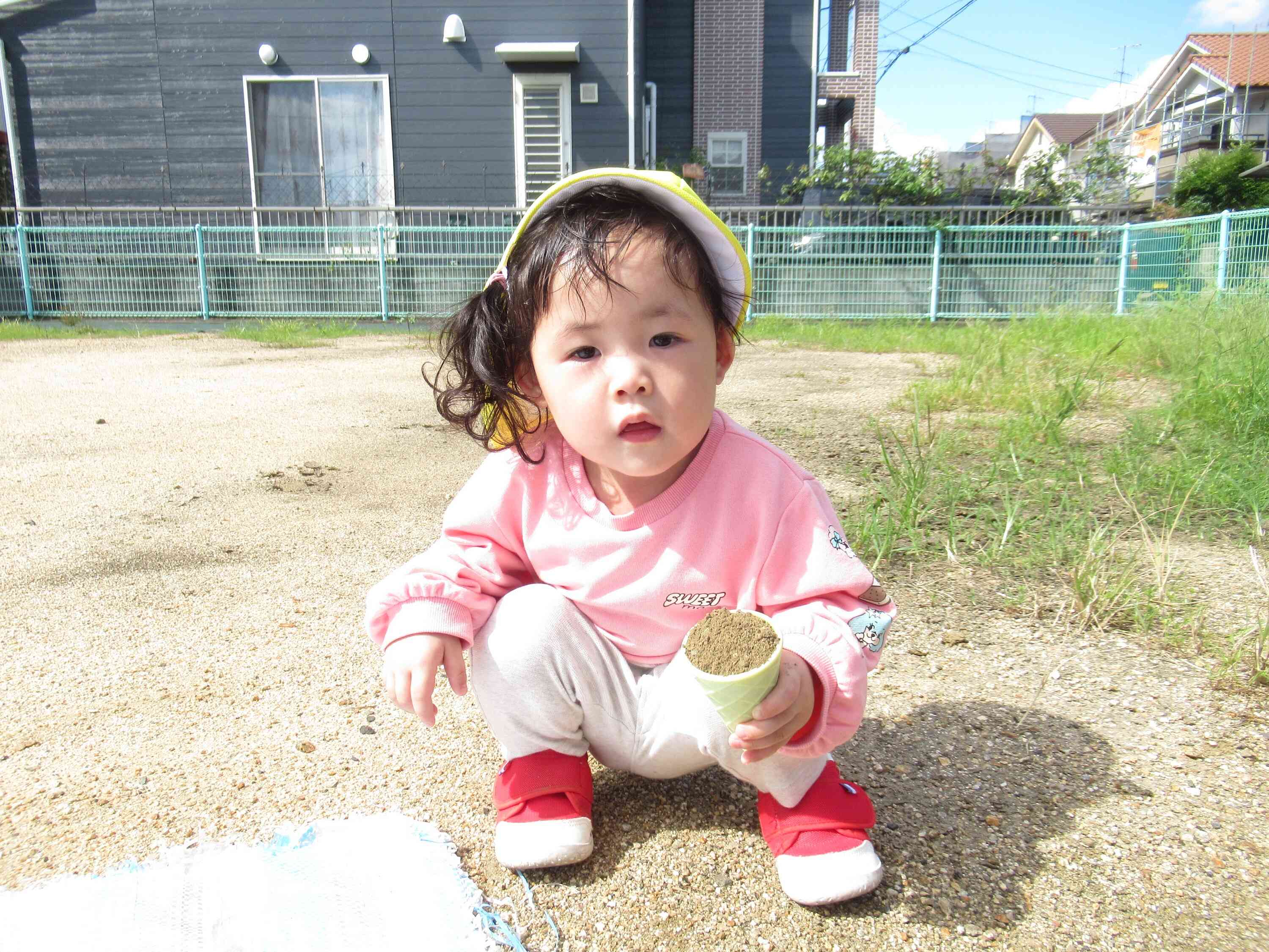 砂遊びをしたよ♪