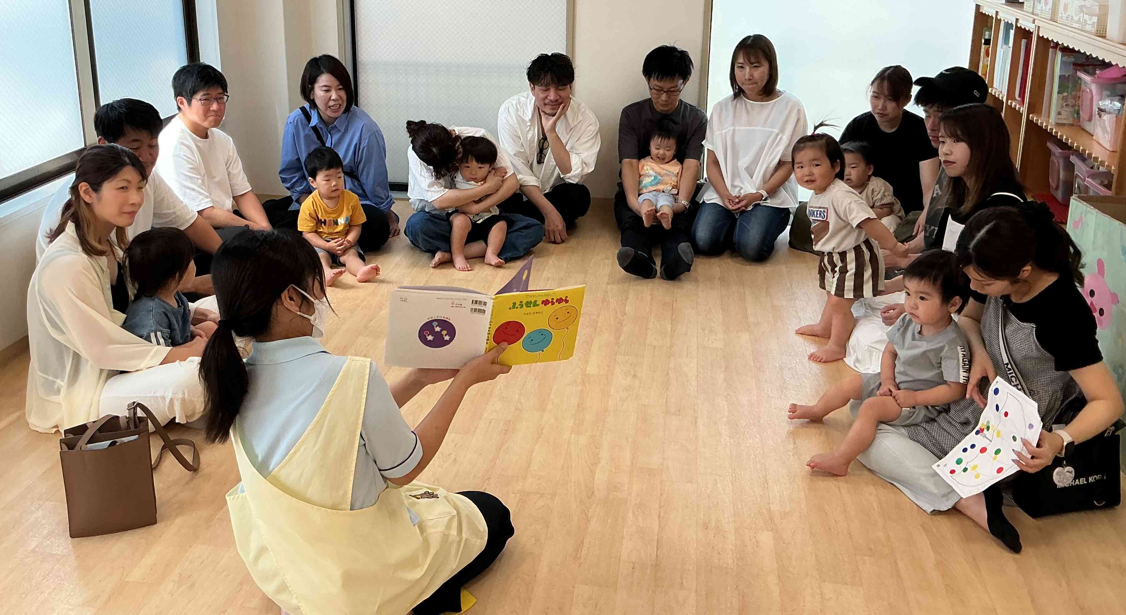 1歳児クラス参観日&給食参観
