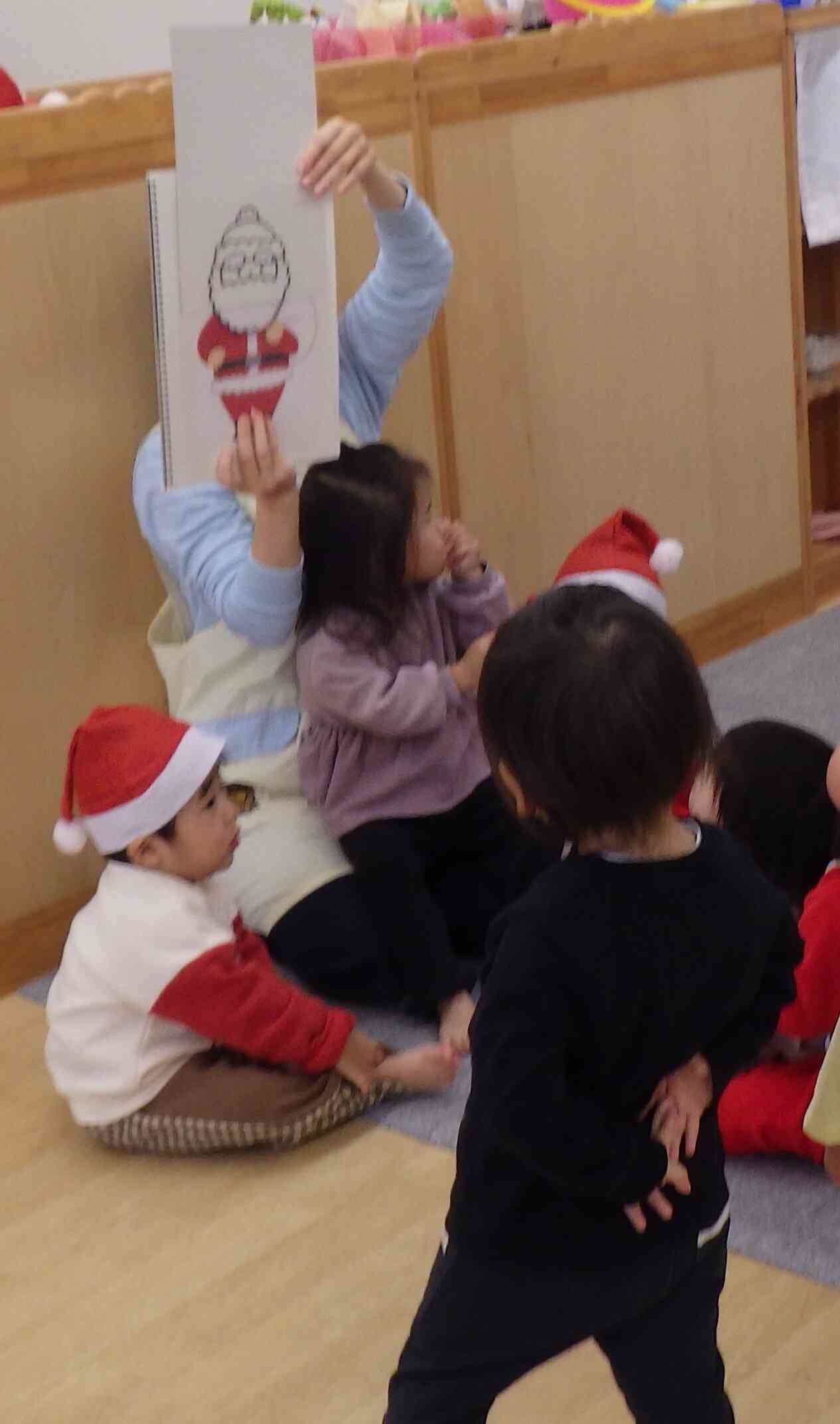 サンタクロースがやってきた!!