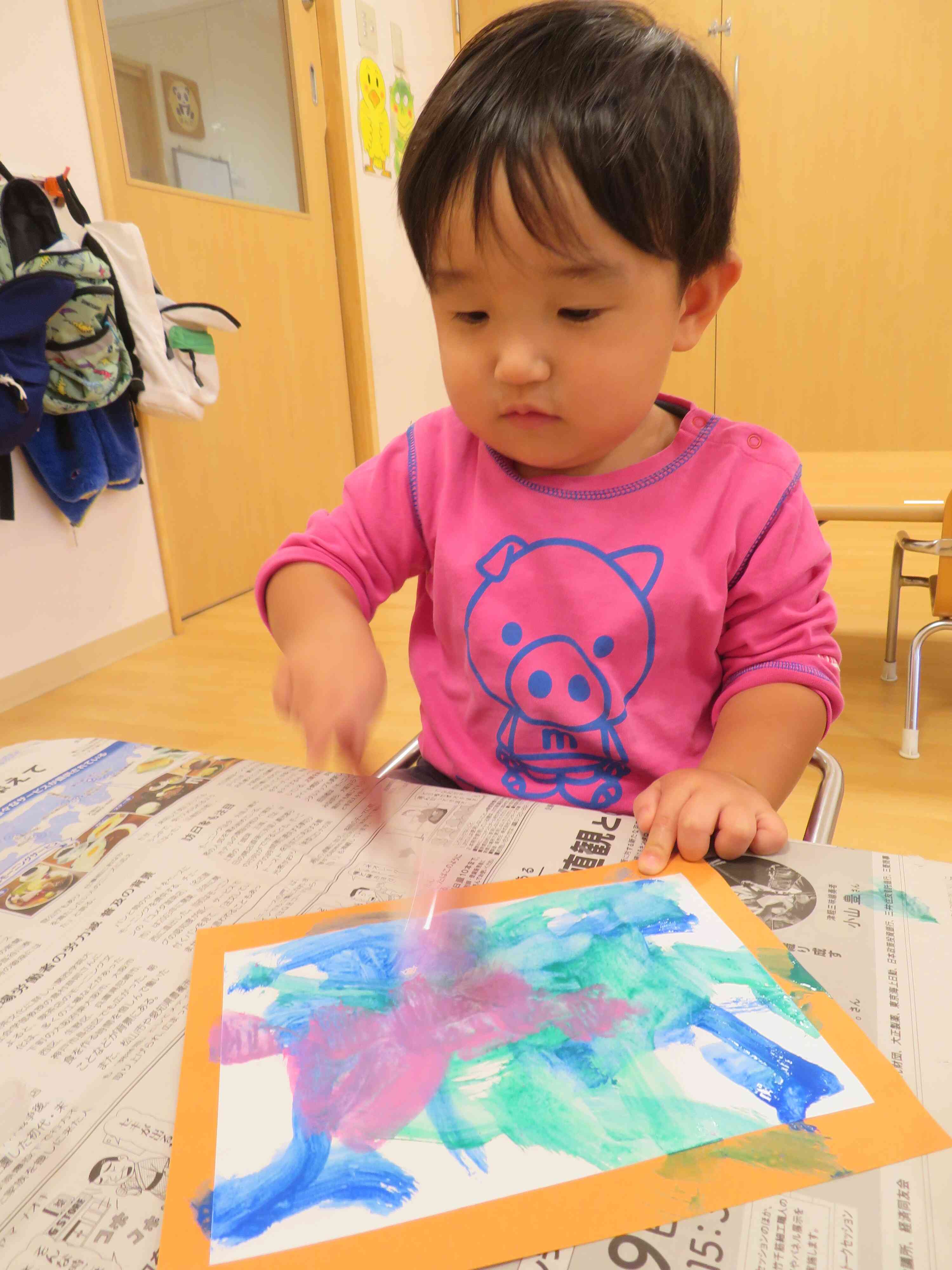 今月の製作☆(1歳児 あひる組)