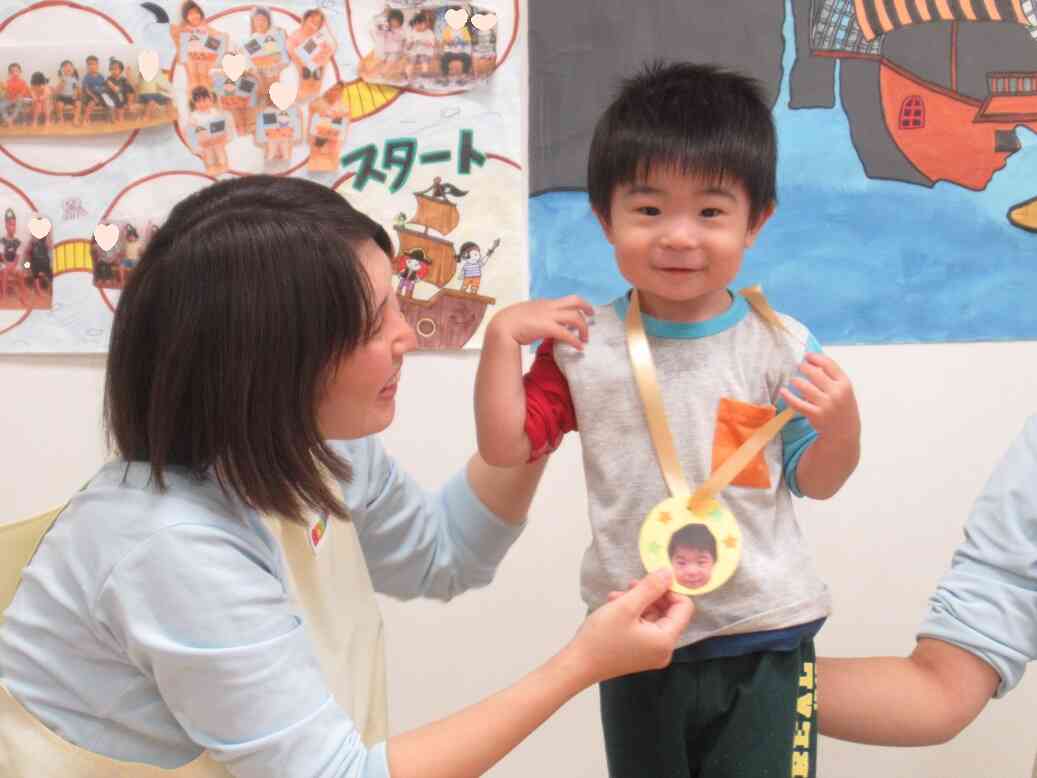 ミニ・運動会~♪(メダル授与)