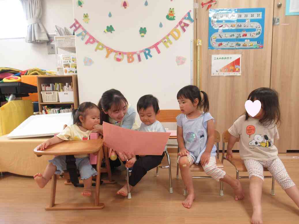 6月のお誕生日会の様子で~す♪