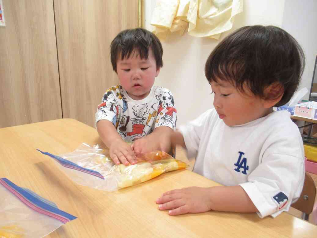 6月の食育(ミックスジュース作り)
