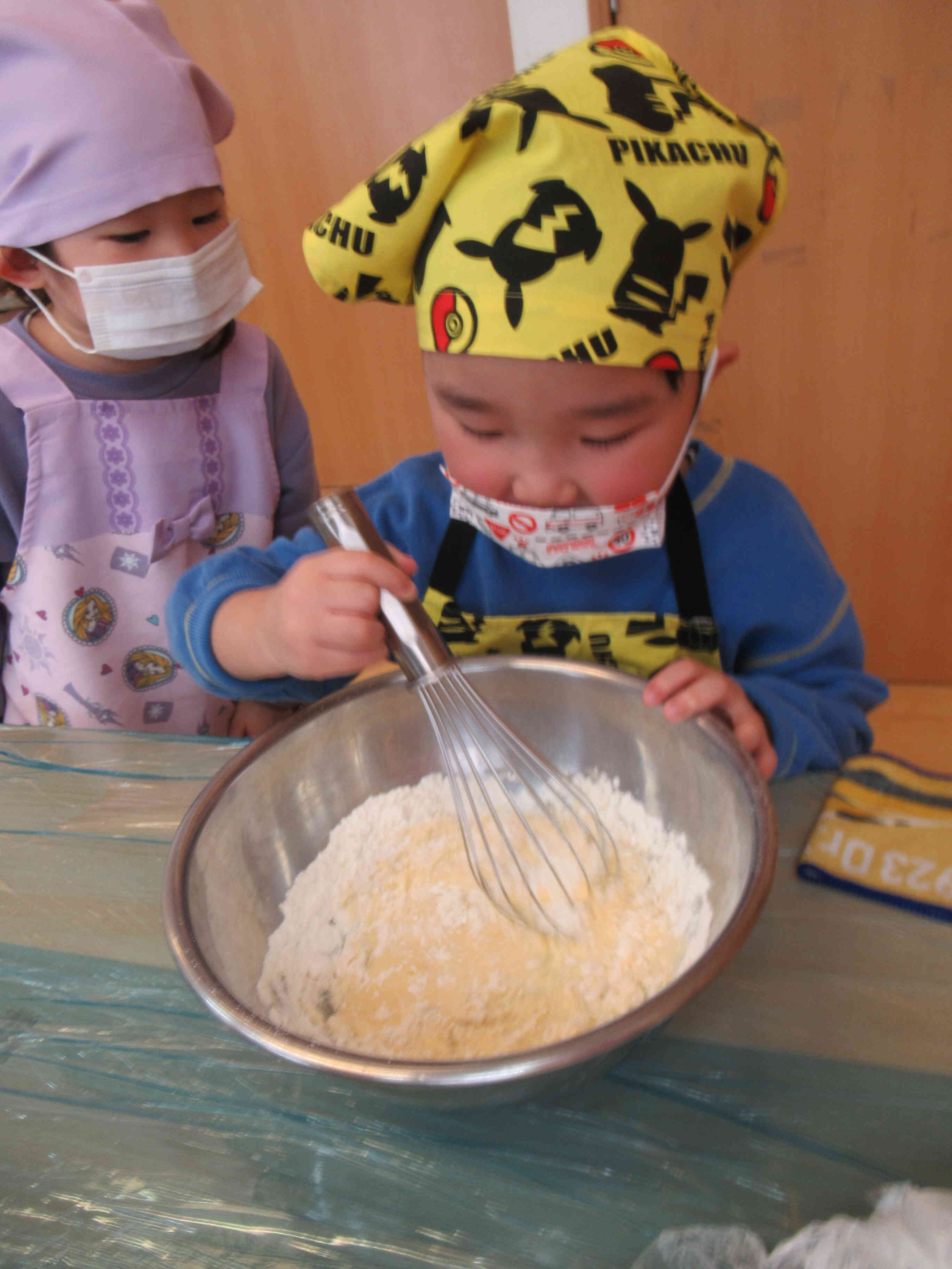 ホットケーキクッキング(りす組)