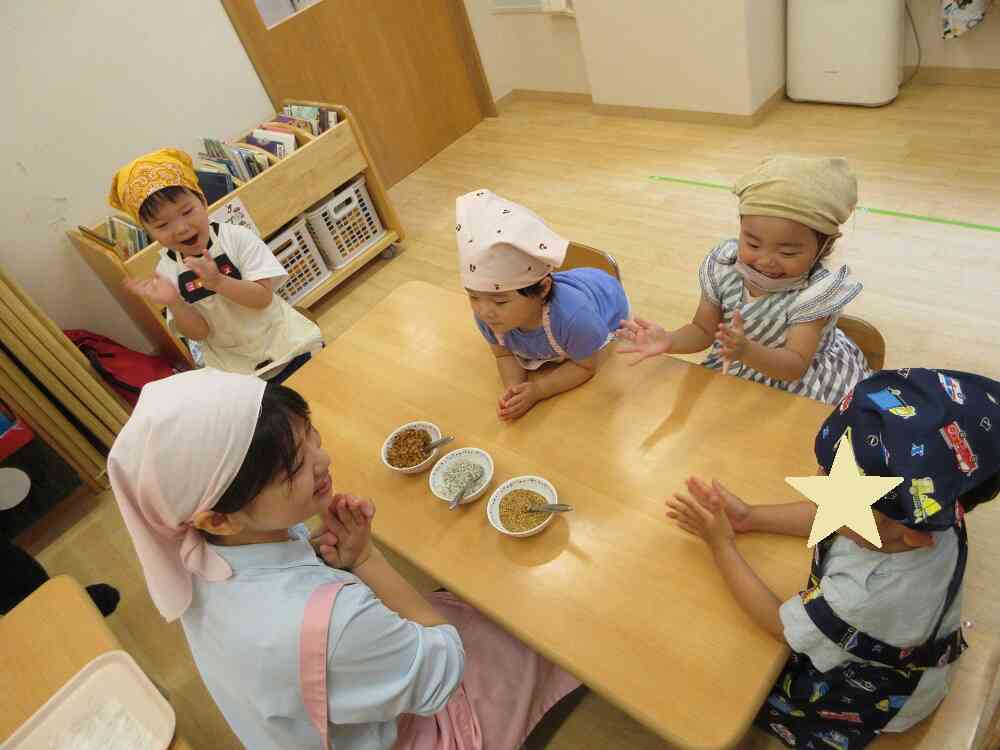 食育 ふりかけ作り(2歳児)