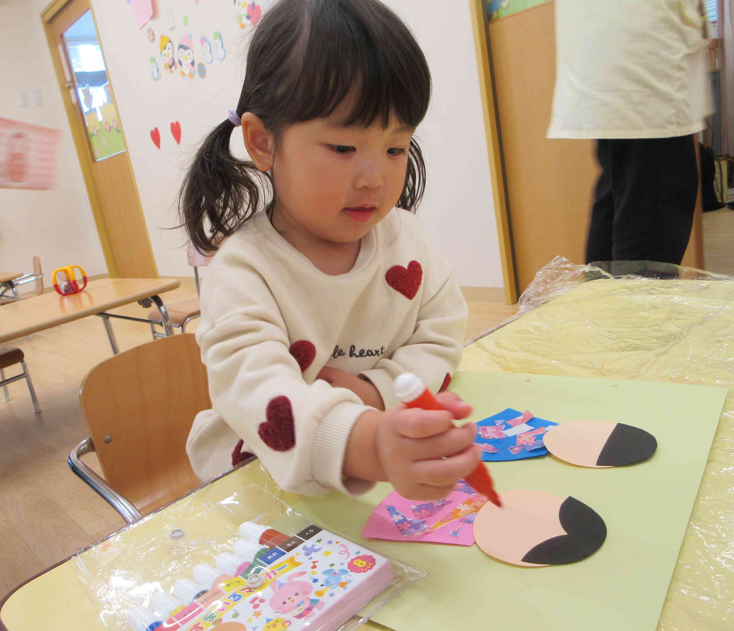 おひなさまの製作