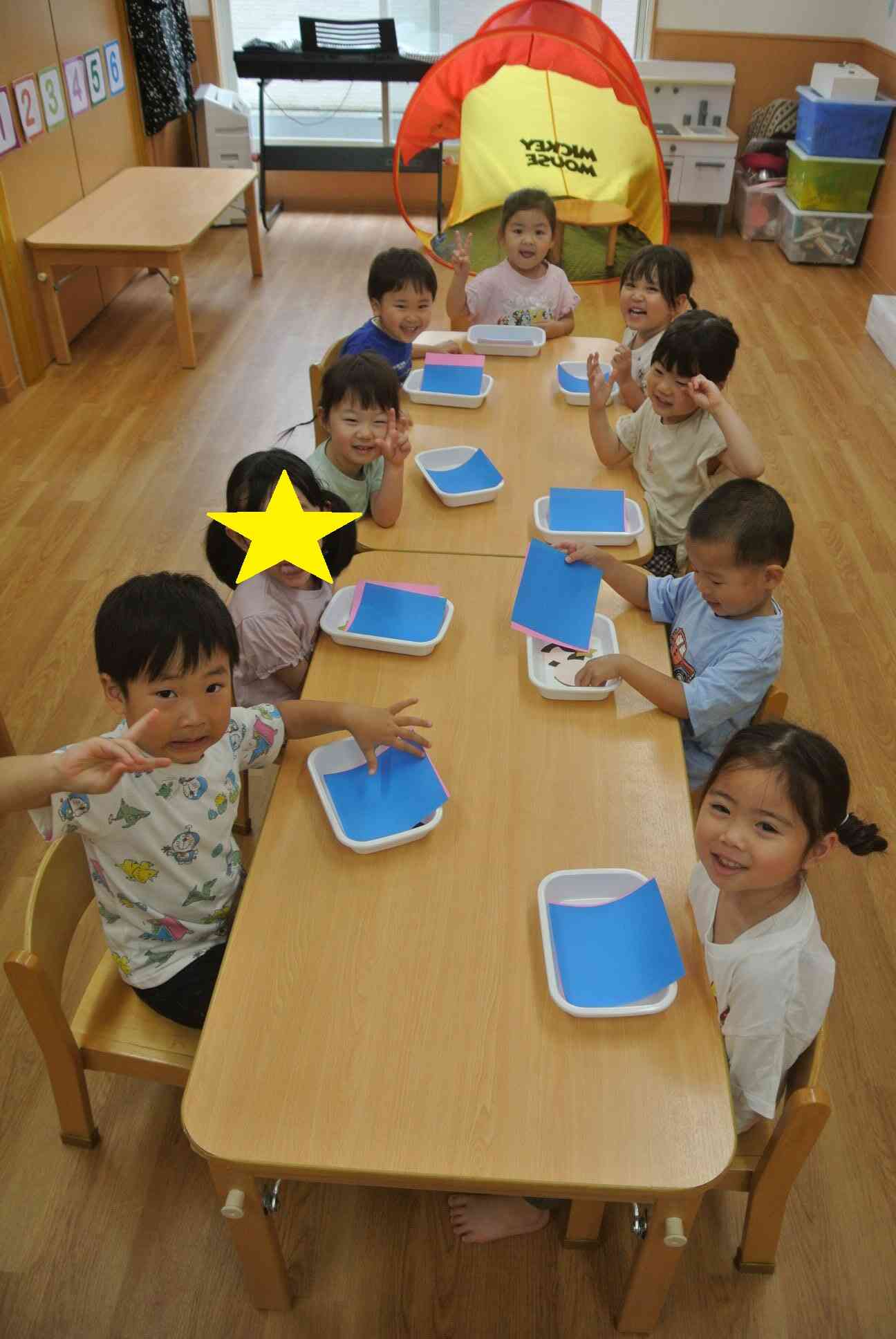 製作をしました♪3歳児クラス・りす組