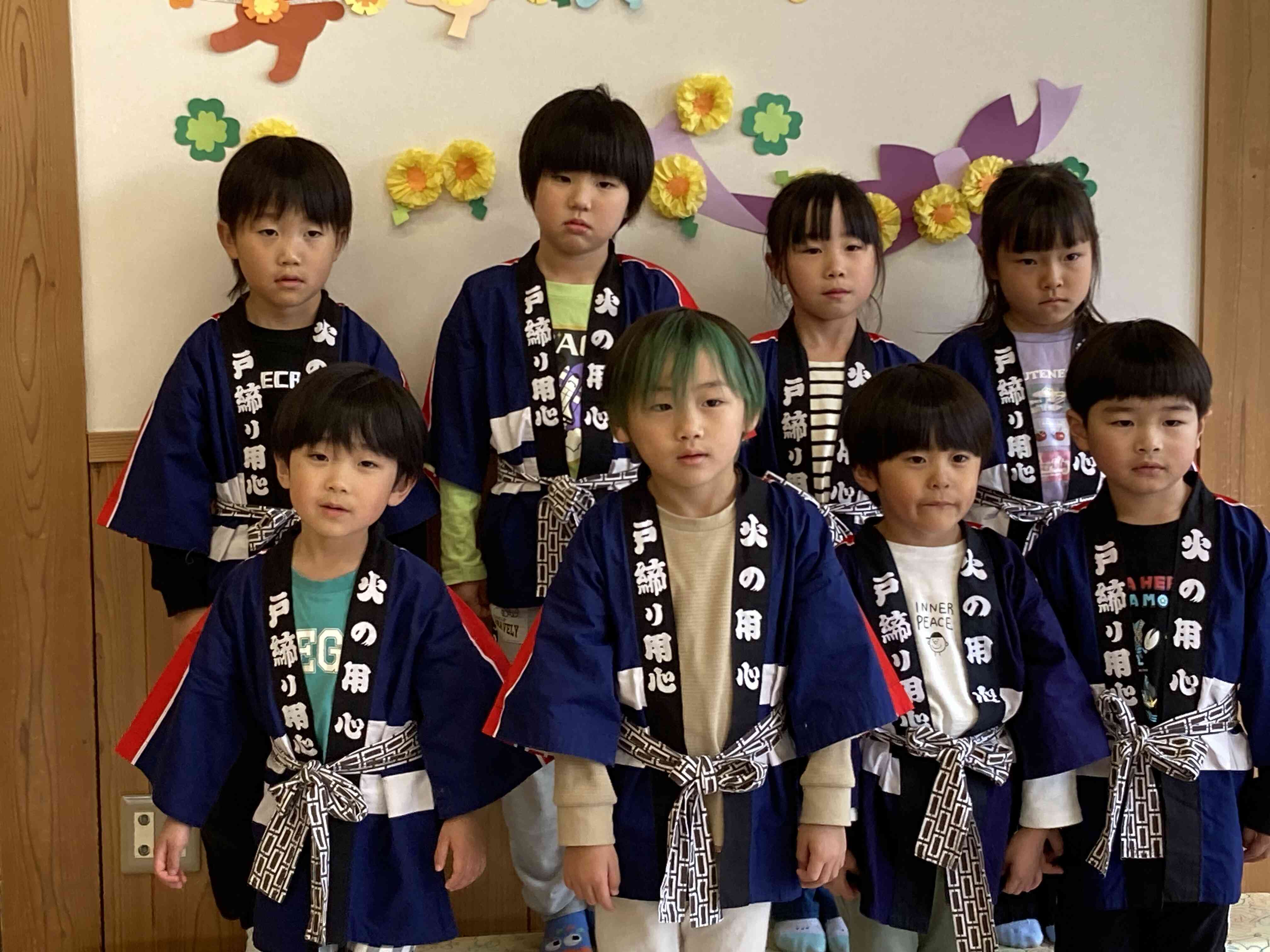 幼年消防クラブ写真撮影