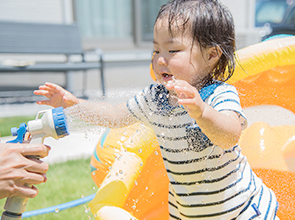 水遊び