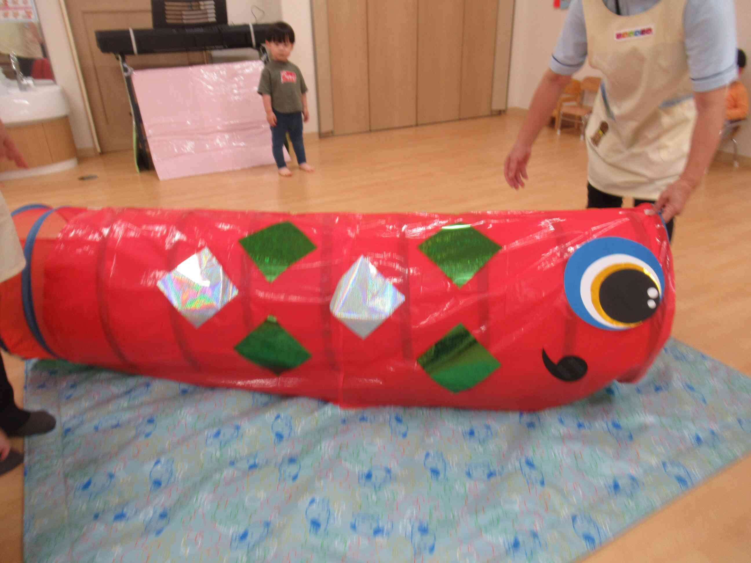 大きなこいのぼり とうじょう