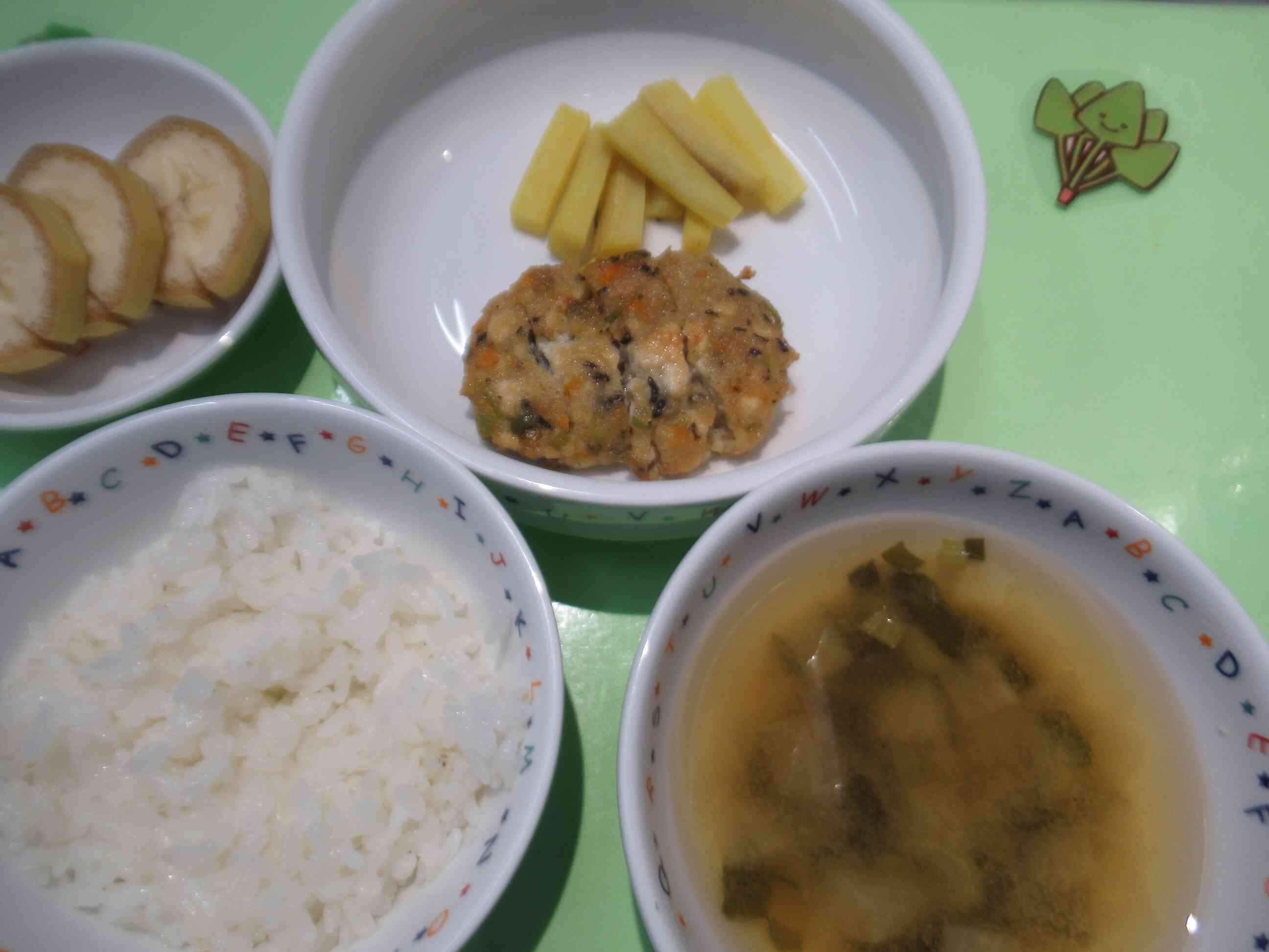 9月の給食「がんもどき」