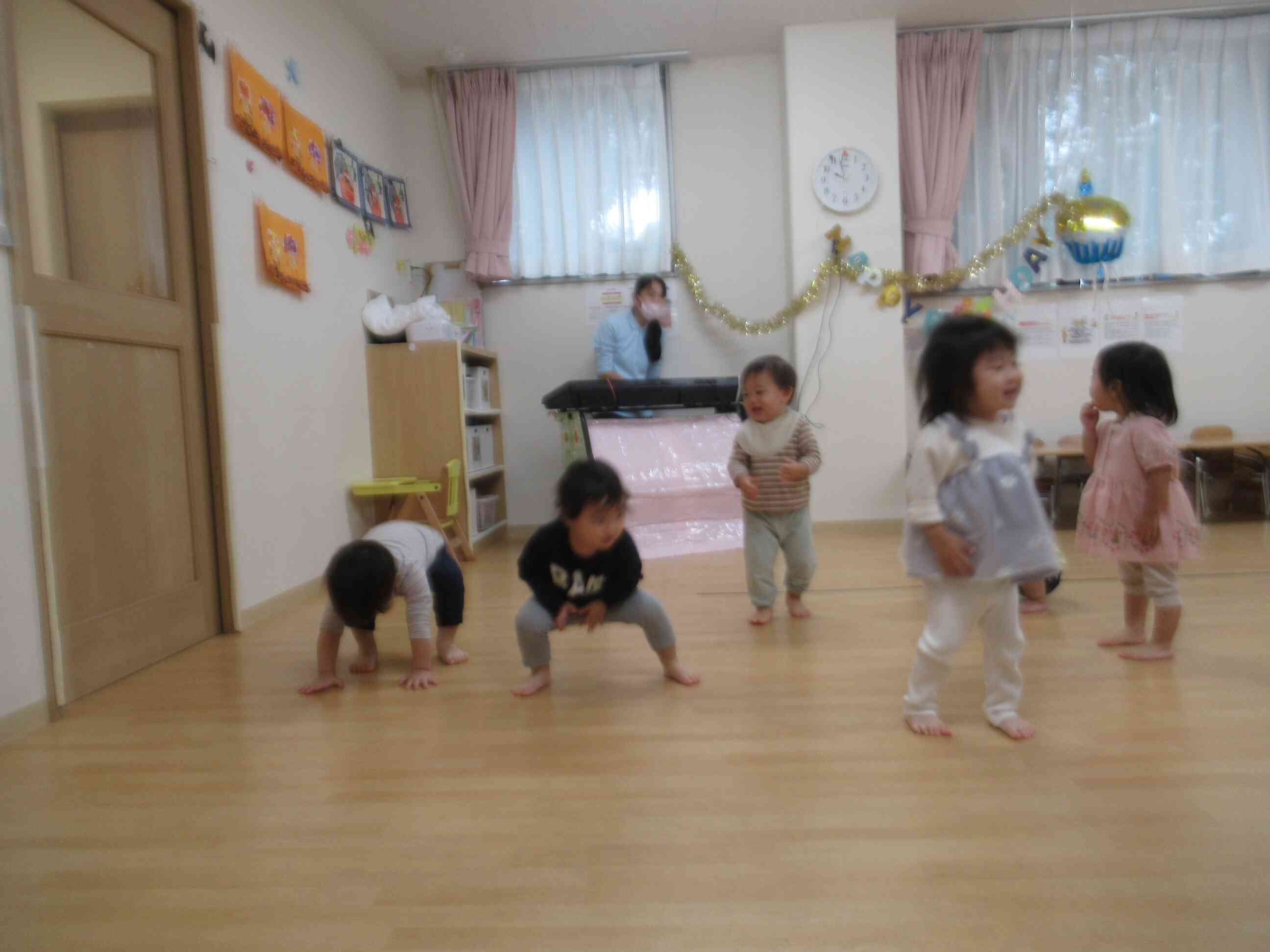 先生のピアノに合わせて☆