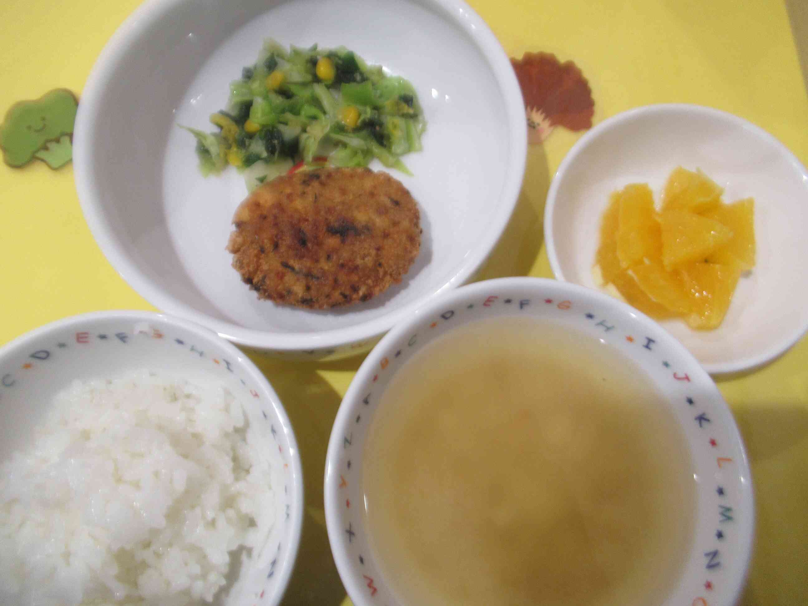 ２月の献立「がんもどき」