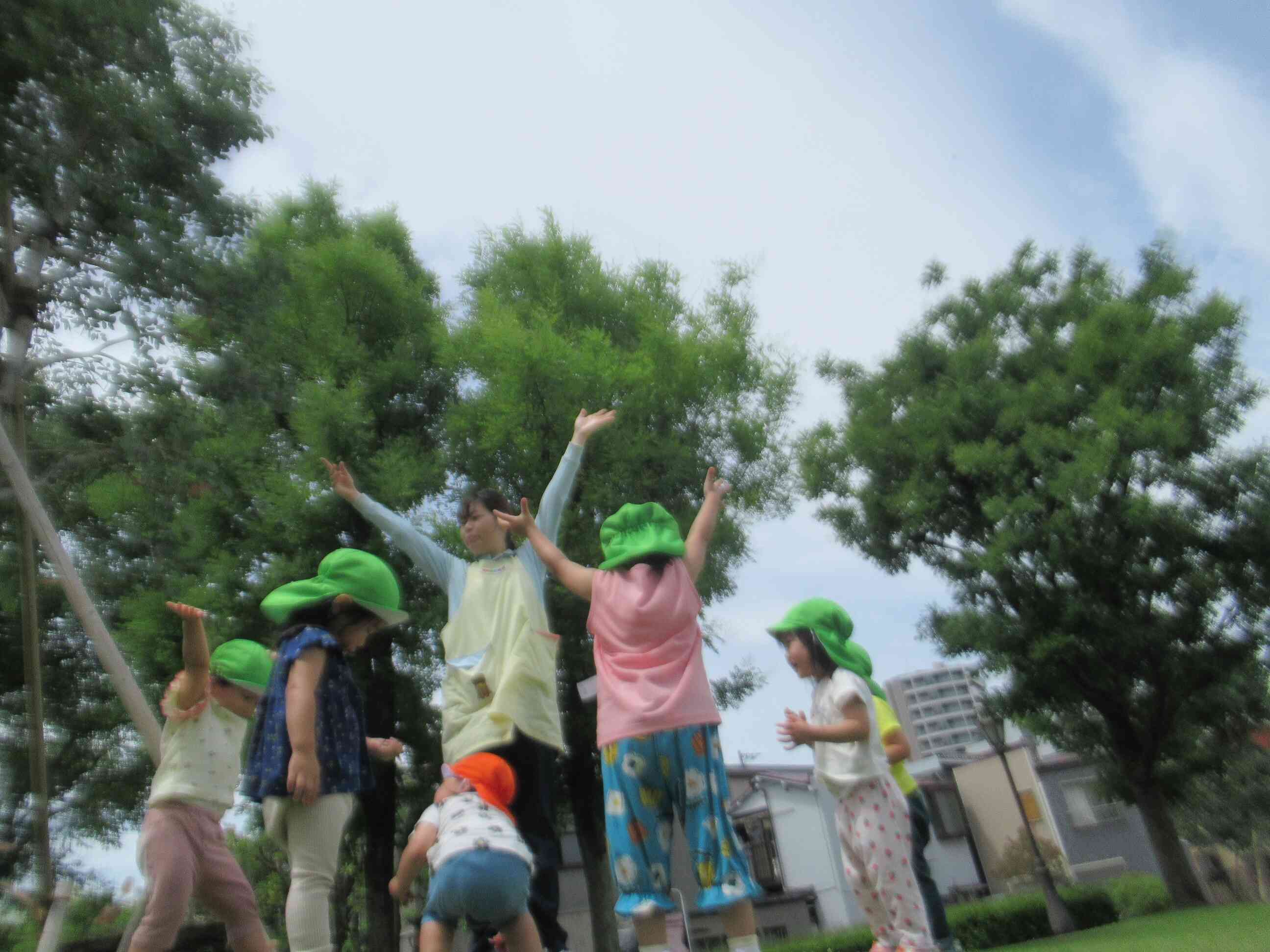 晴れた日は公園へGO