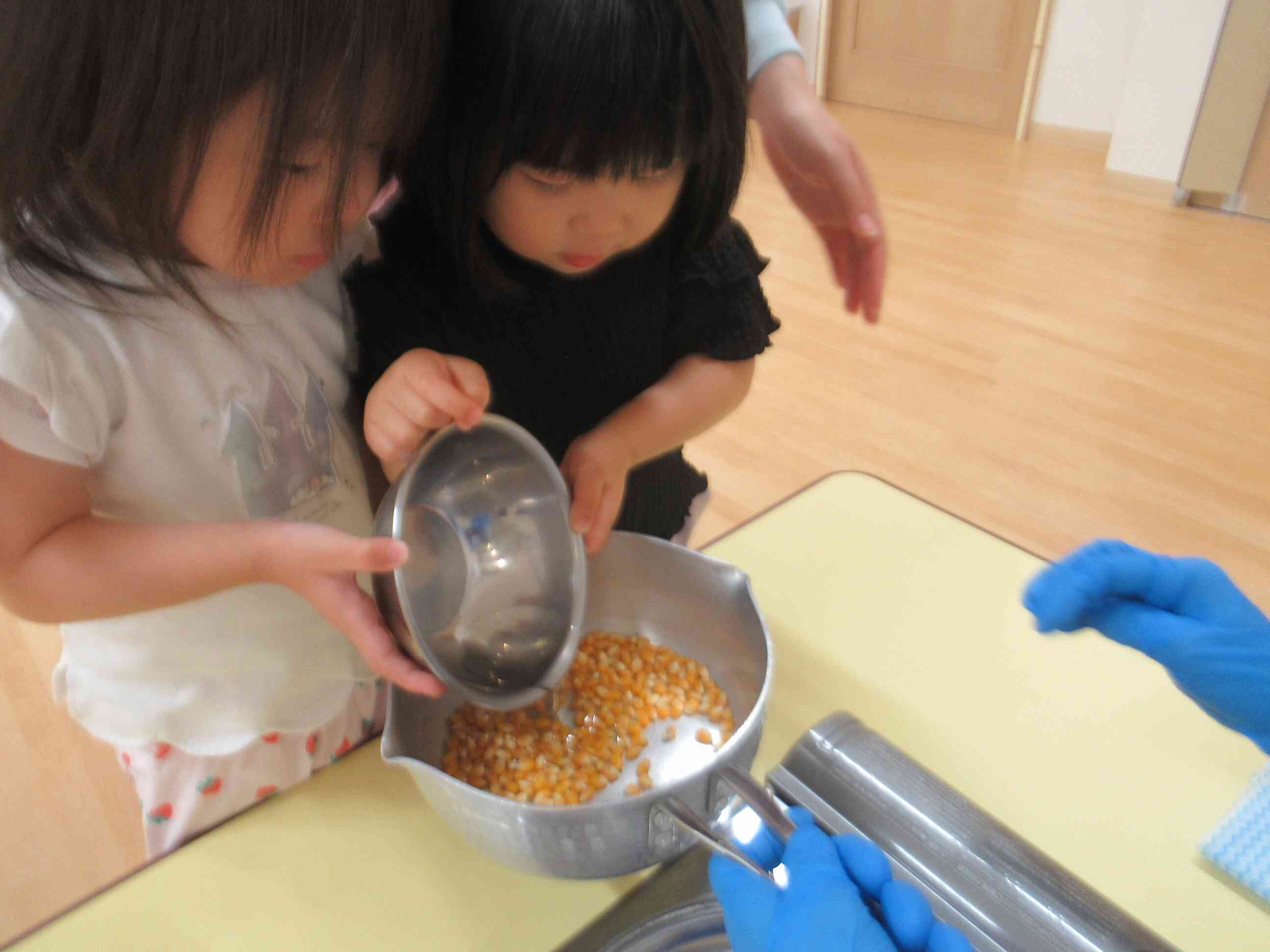 ポップコーンを作りました☆