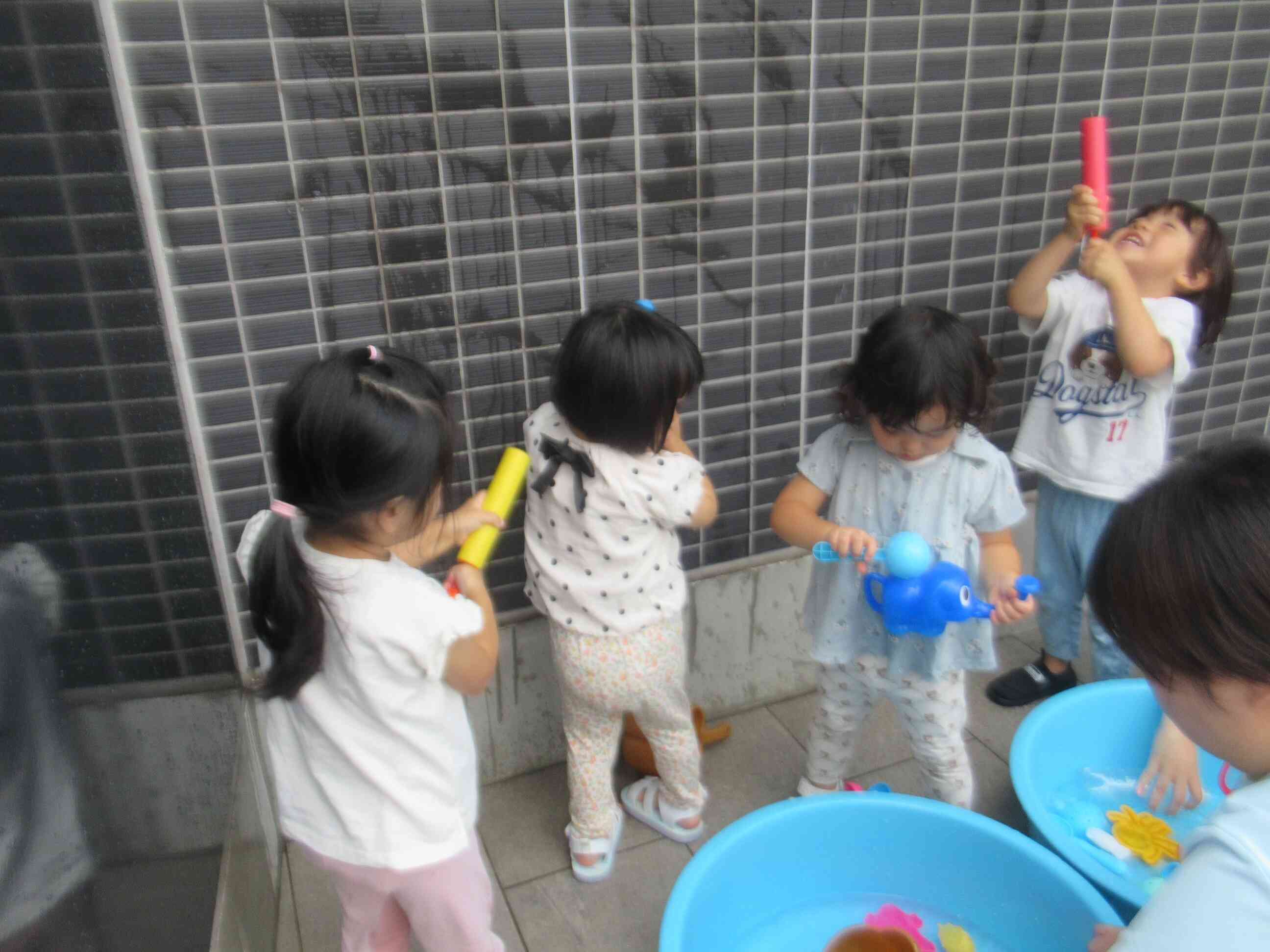 水遊びスタート‼