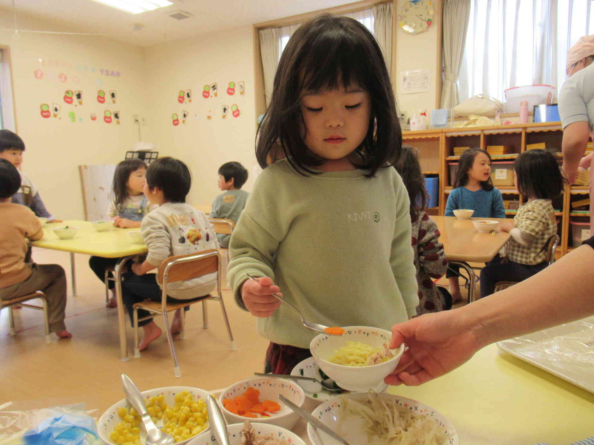 野菜も食べるよ!