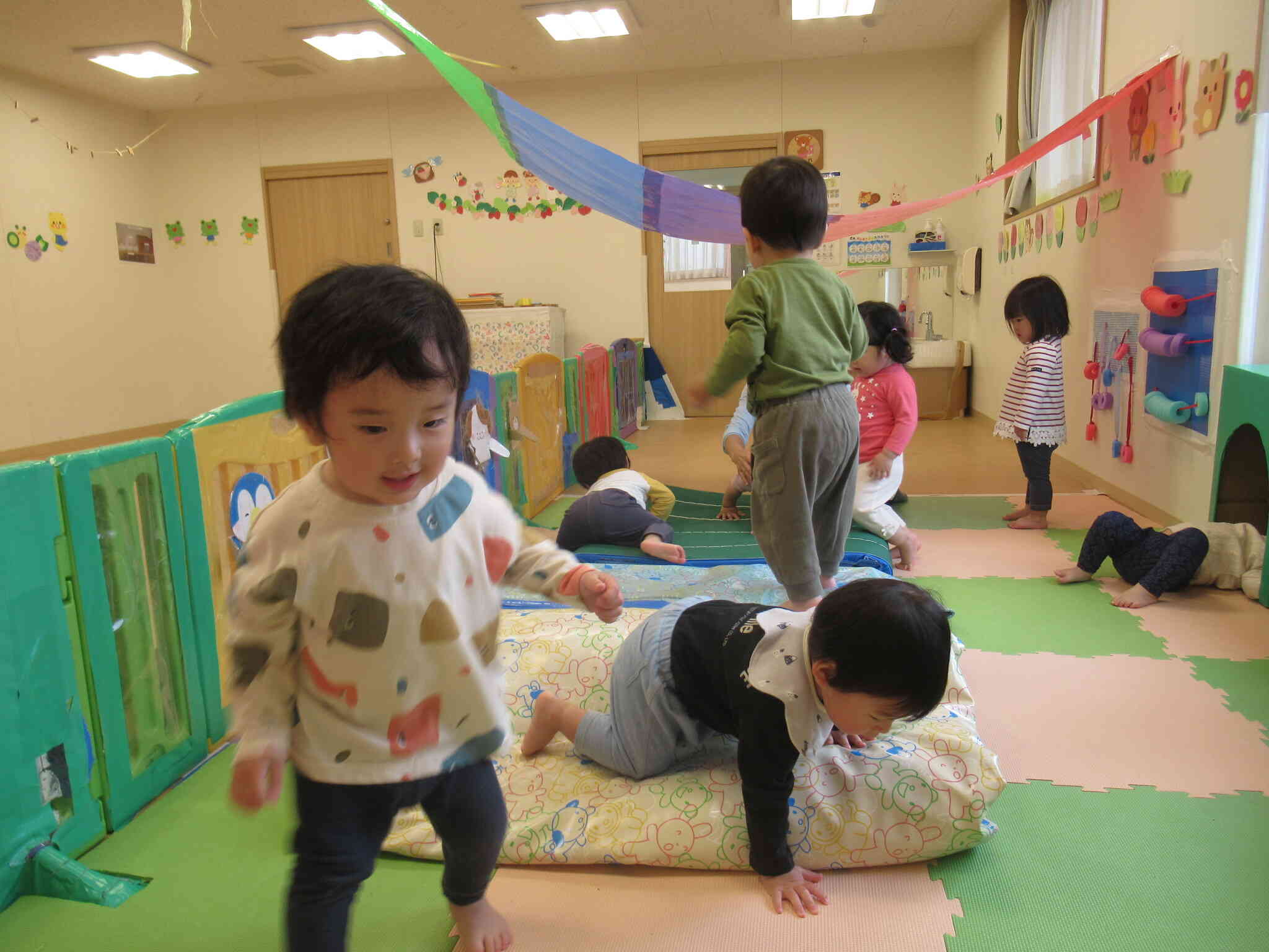 あひる組さんサーキット遊び