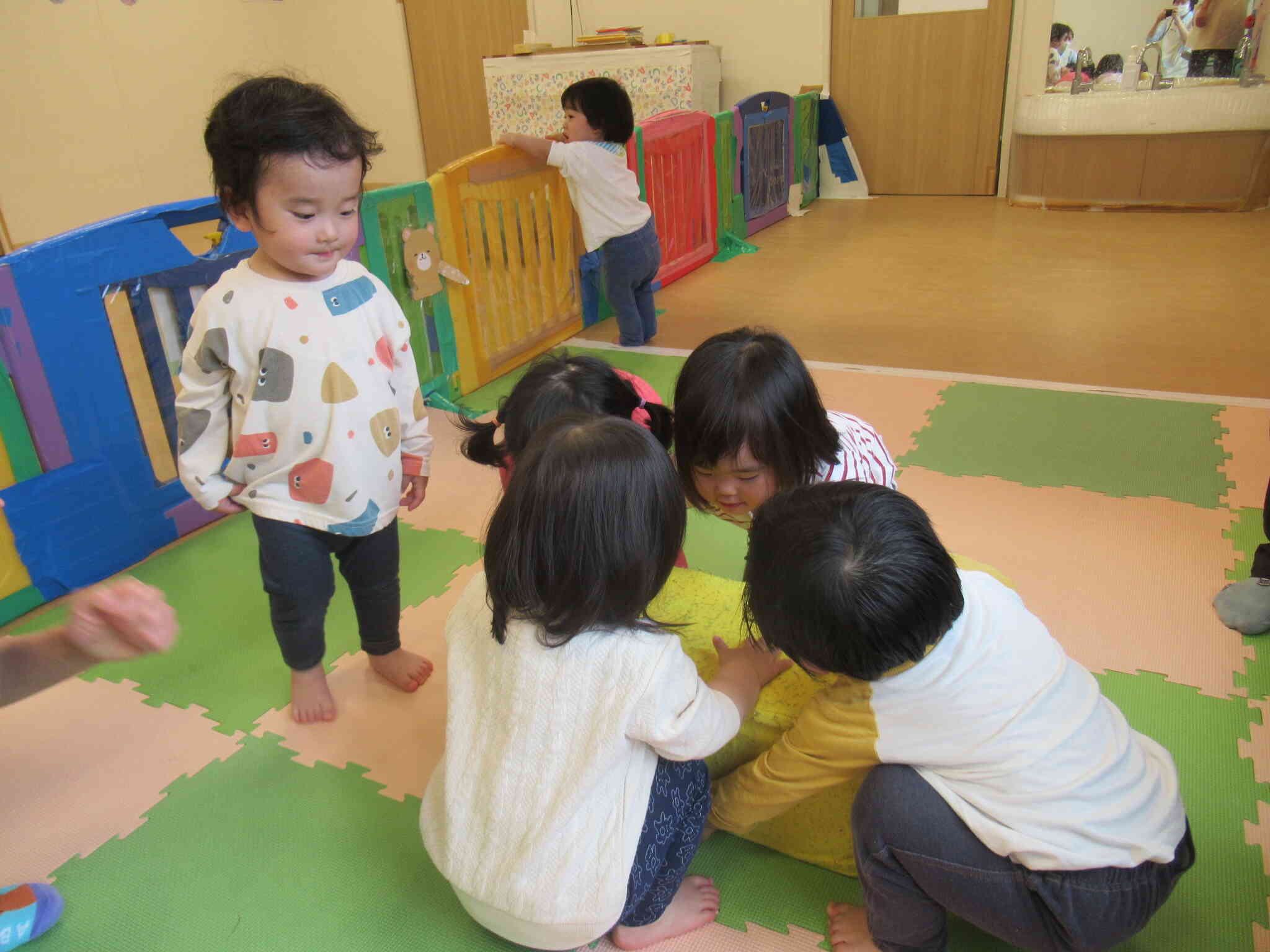 遊び終わったらお片付けも！