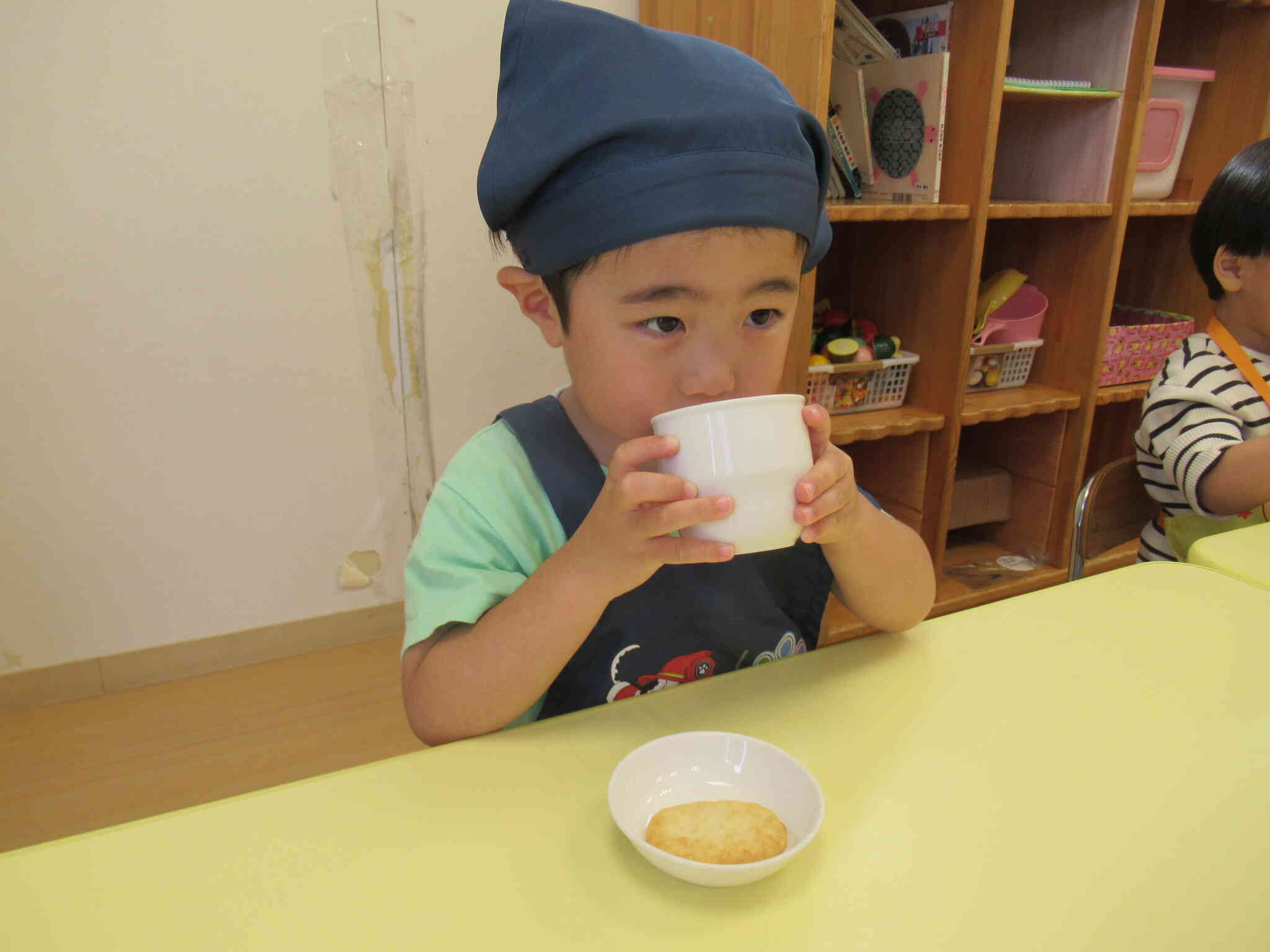 「せんせい、おいしい！」とうれしそう。