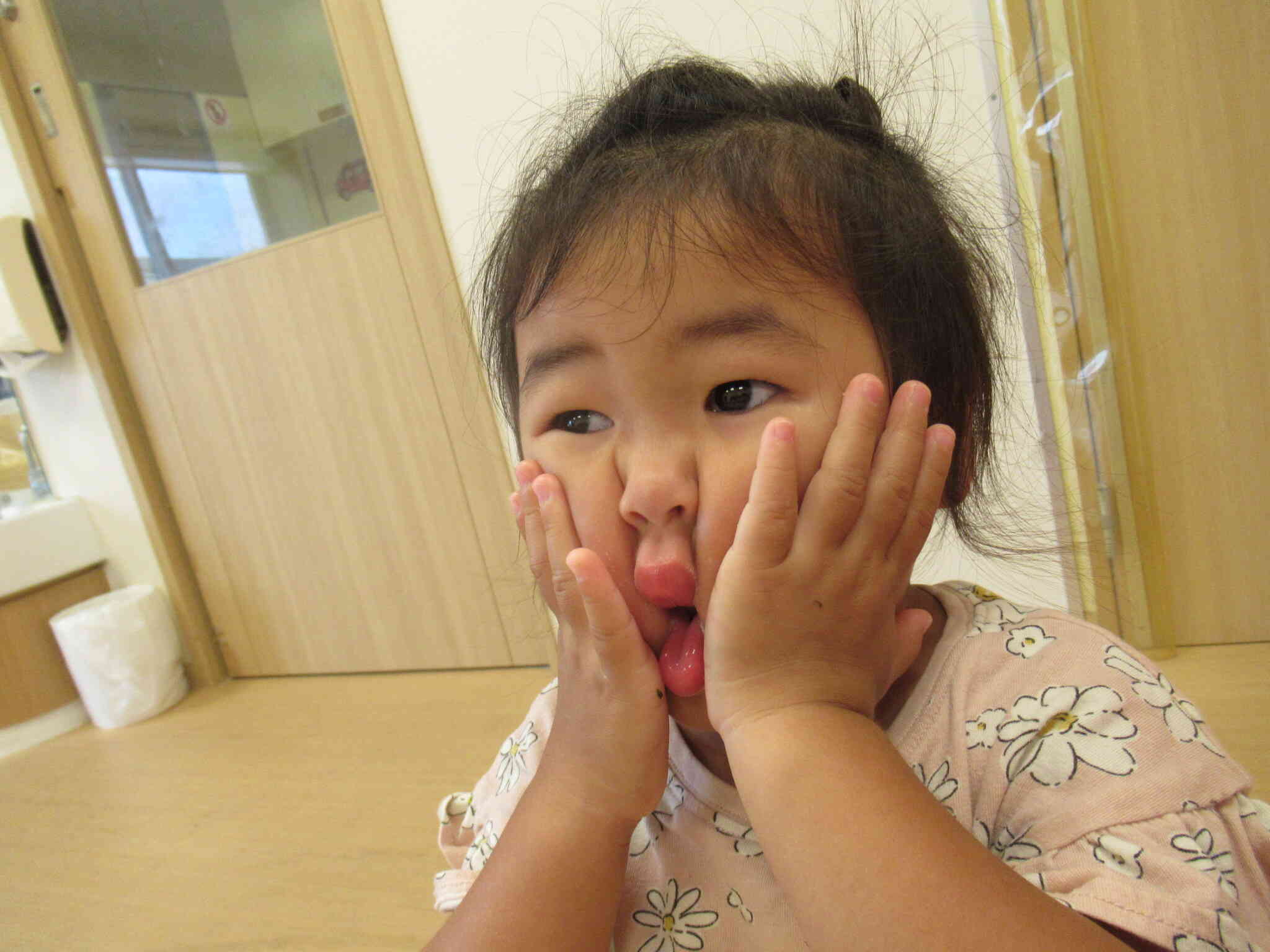 美味しくって、ほっぺが落ちそう！