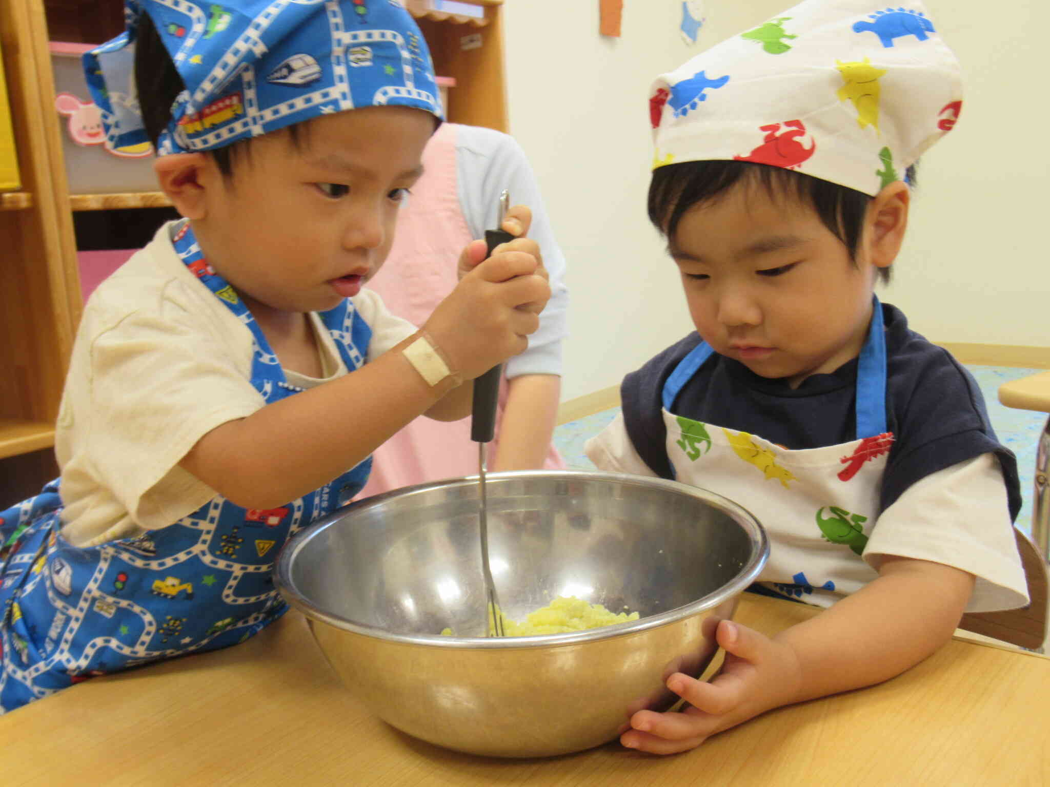 お月見団子を作ったよ～うさぎ組さん～