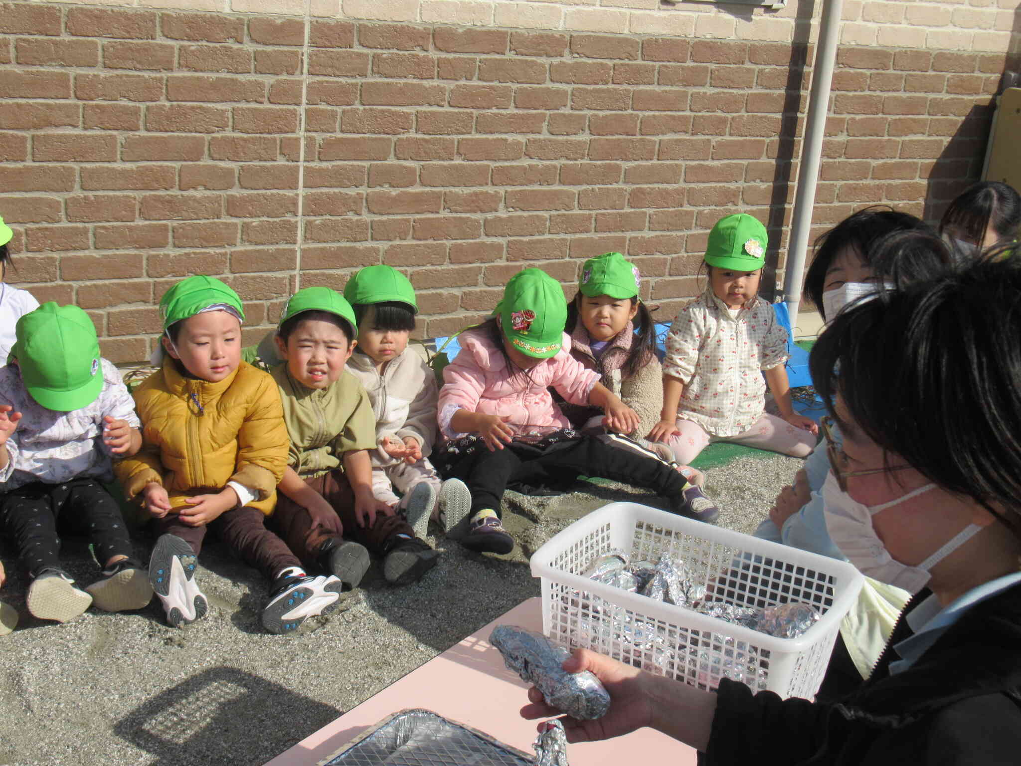 焼き芋はどうやって出来るのかな・・・？