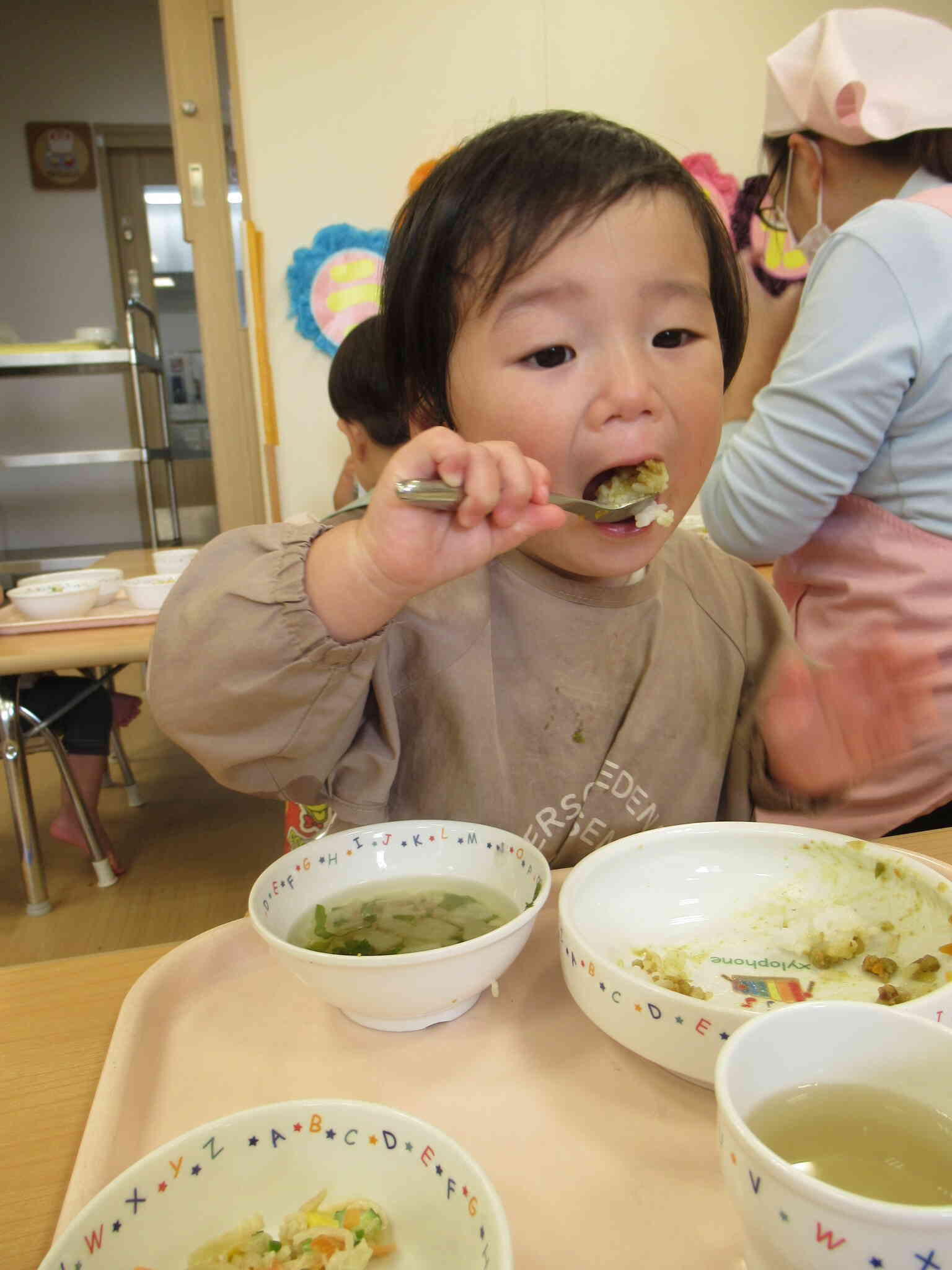 大きなお口でパクッ！