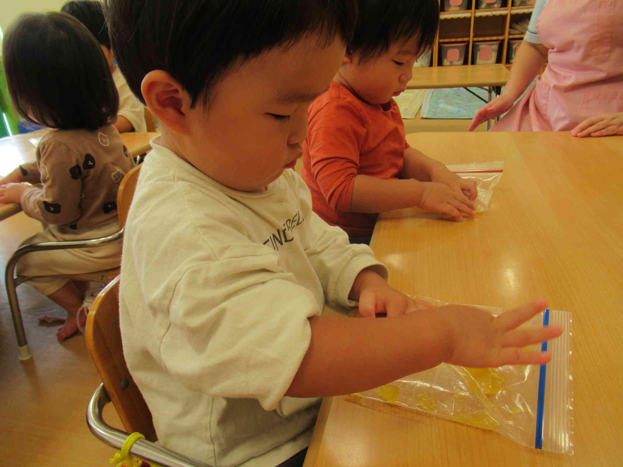 きらきらゼリーを作ったよ！～あひる組さん～