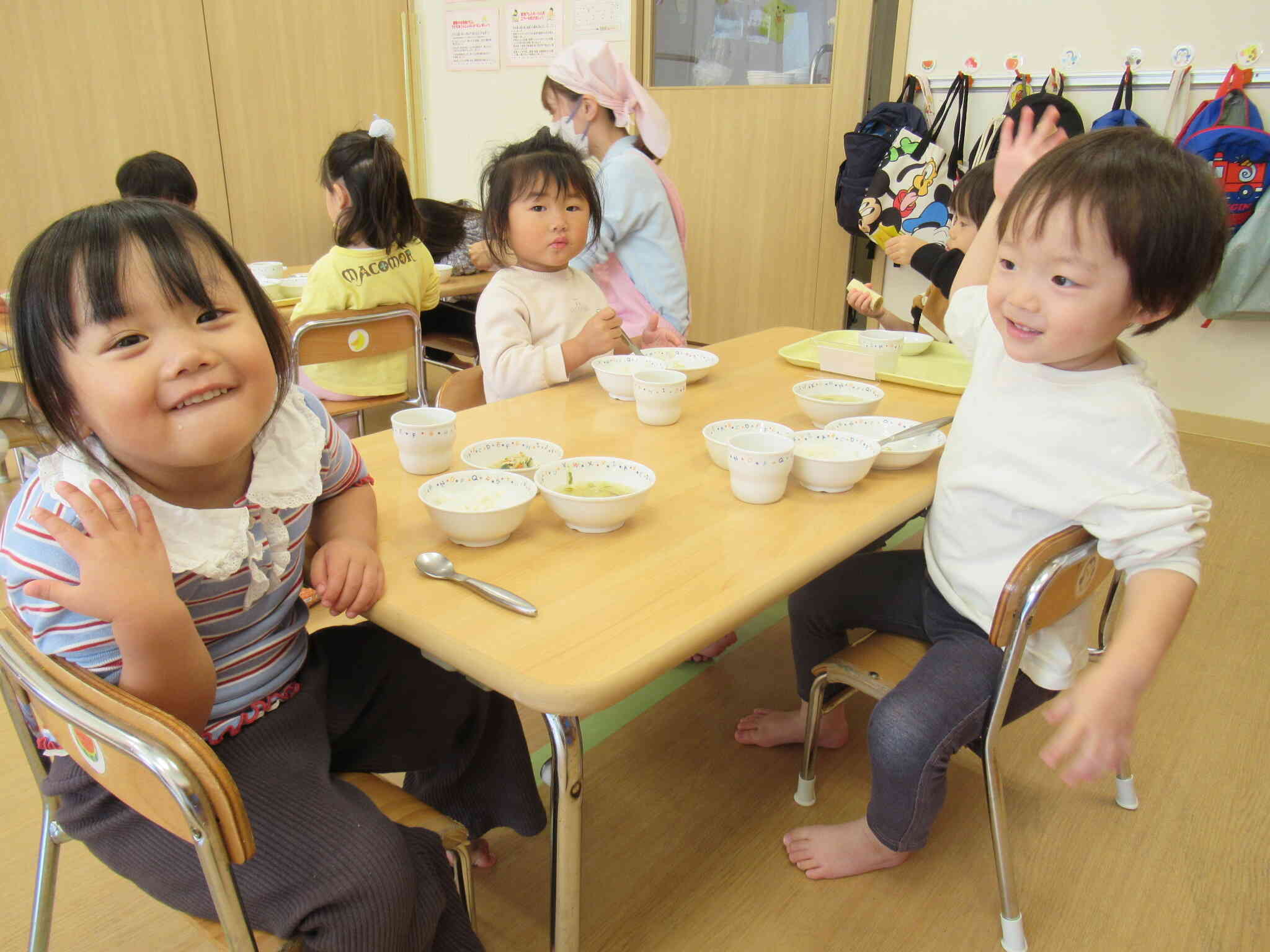 みんなでいただきます！