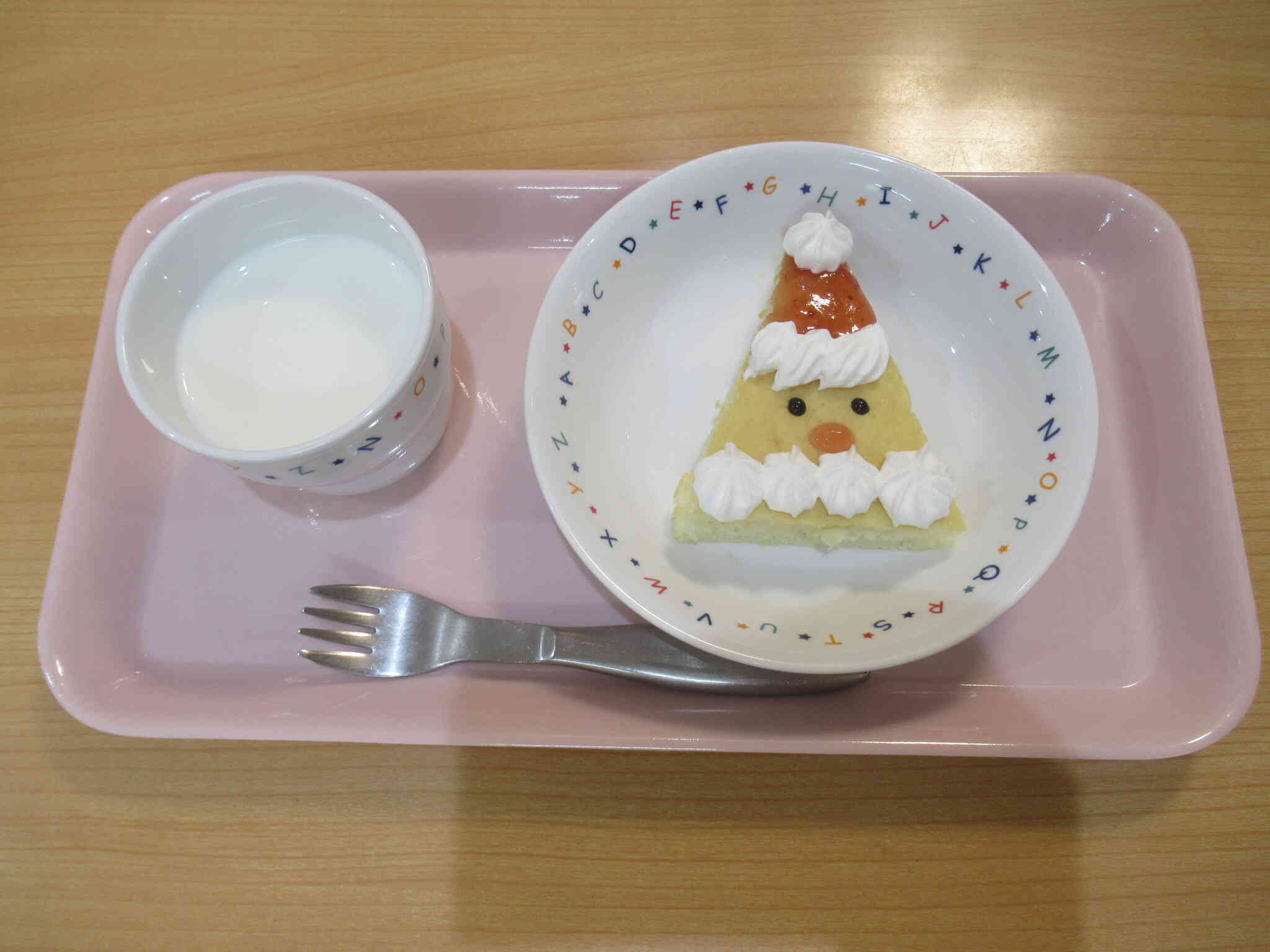 １２月　クリスマス会のおやつ