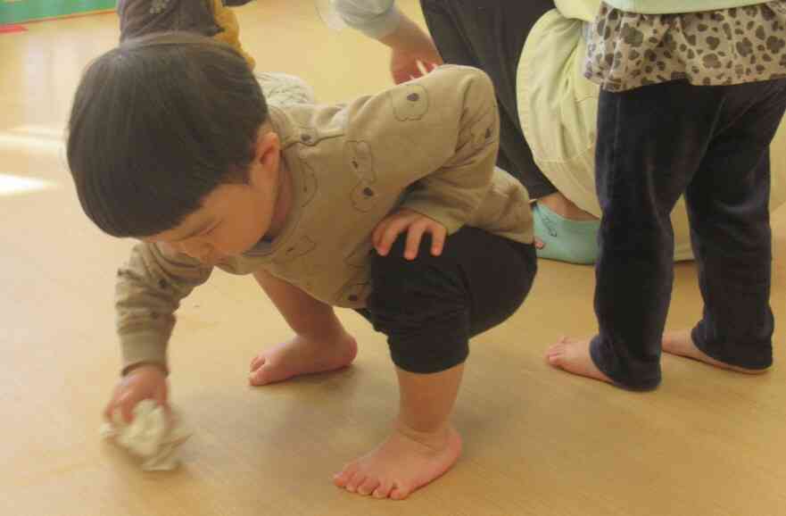 ここもふきふきしよ～！！うんしょうんしょ！！