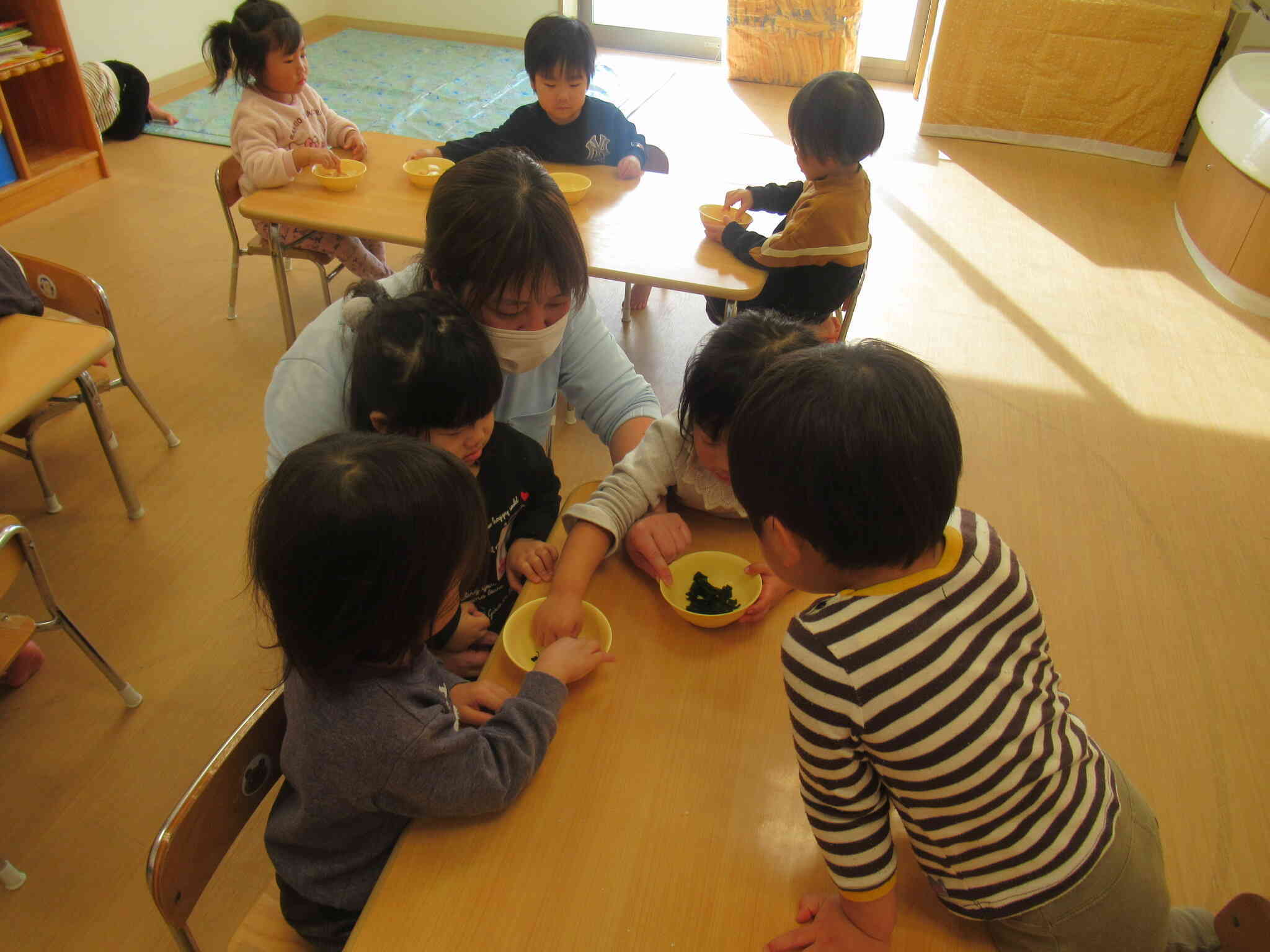 乾物を観察してみよう！！　～うさぎ組～