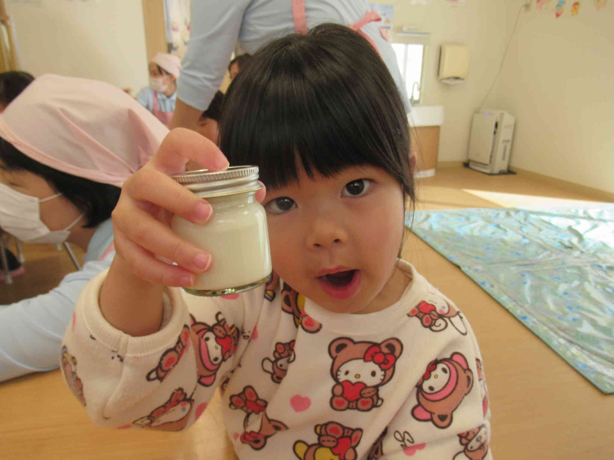 牛乳っていろいろなものに変身するね！