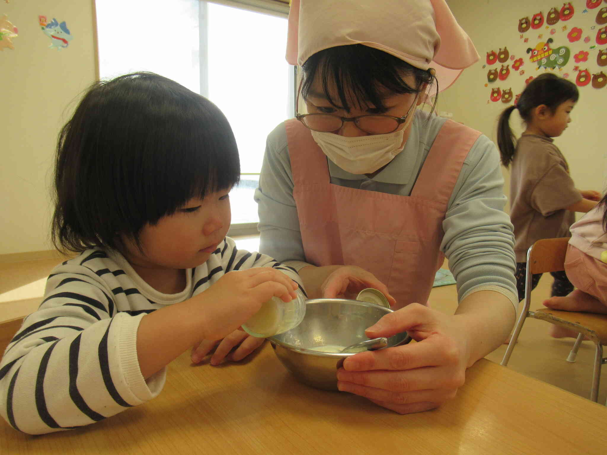 しばらくふりふりを続けると・・・