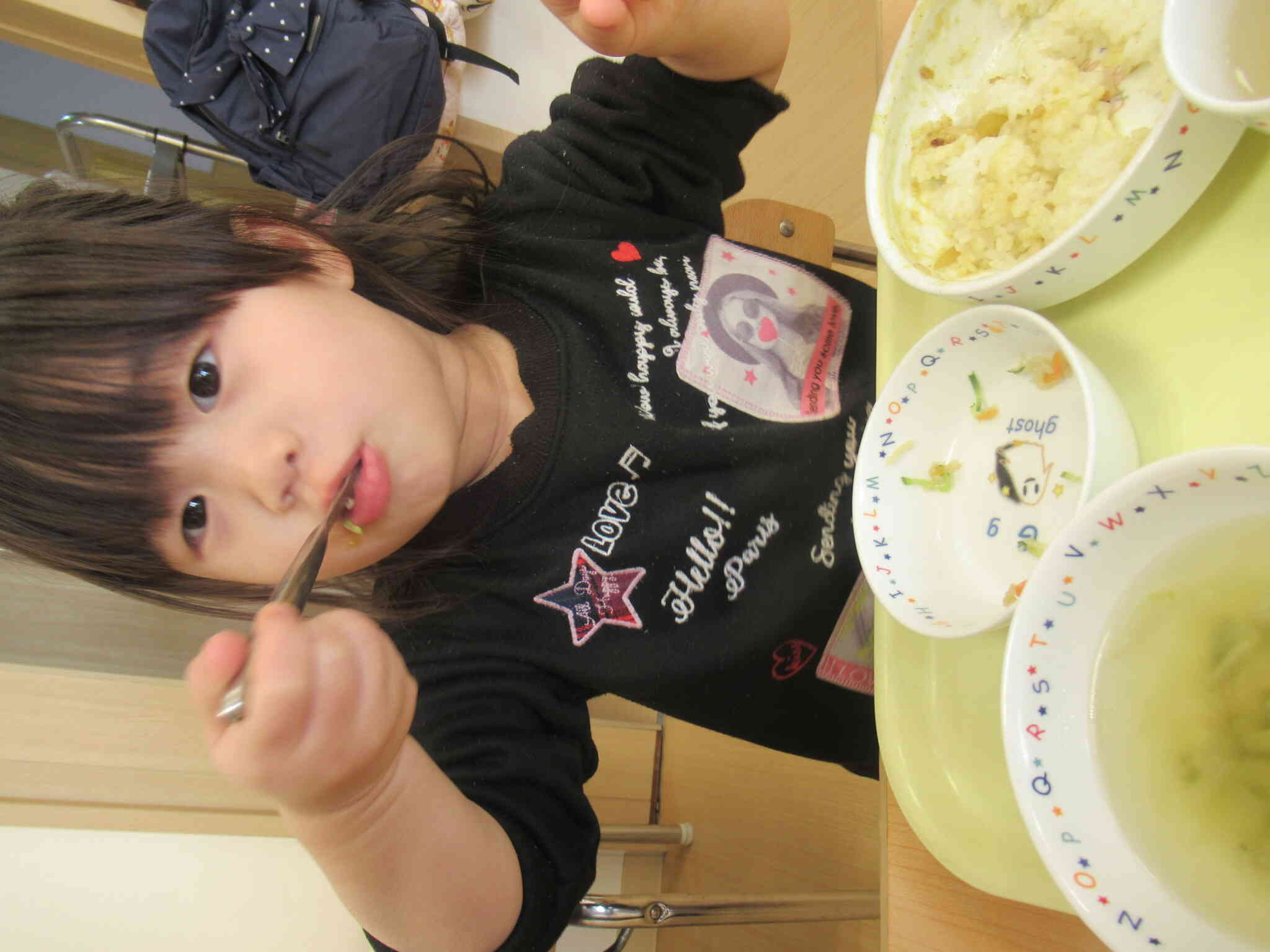 あっという間に、お皿はピカピカ☆