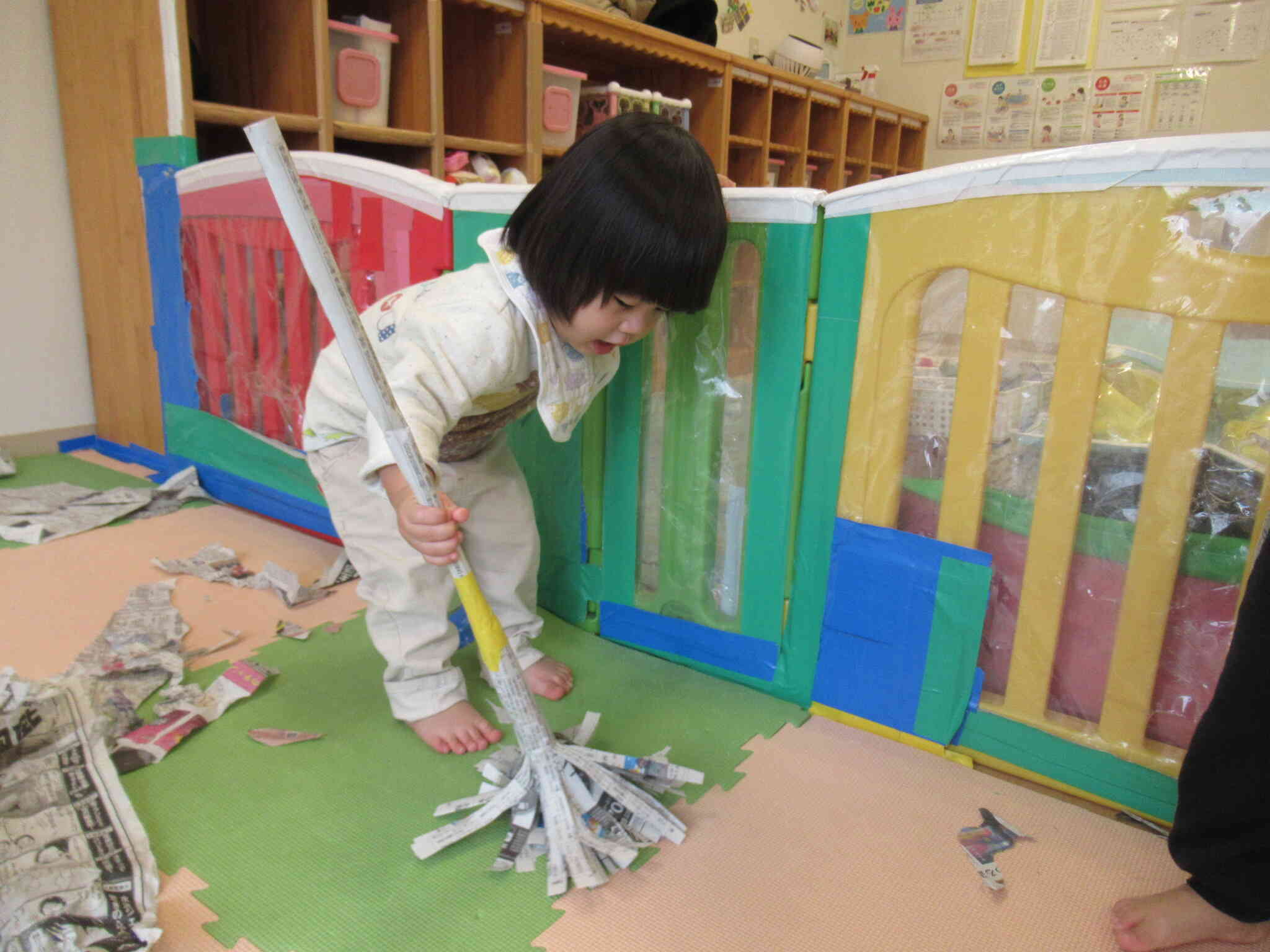 お部屋をピカピカにしたよ⭐︎〜あひる組さん〜