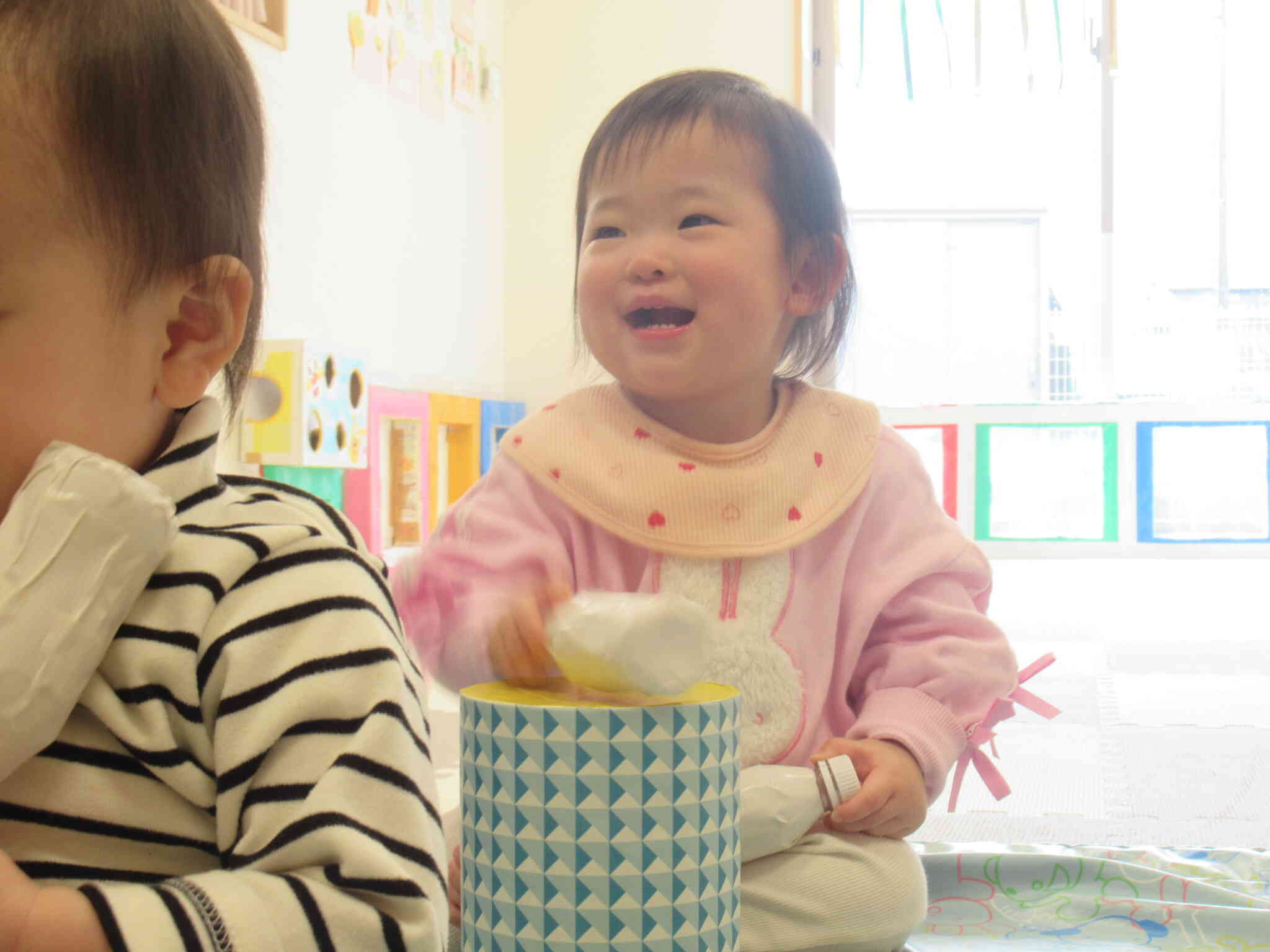 ミルク缶楽器で音あそび♪