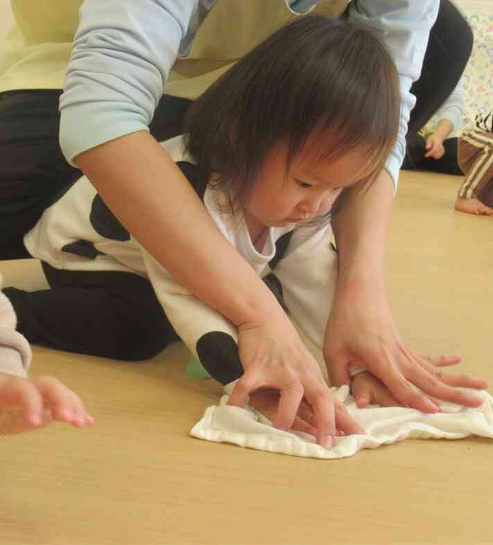 せんせいと一緒にふきふき☆