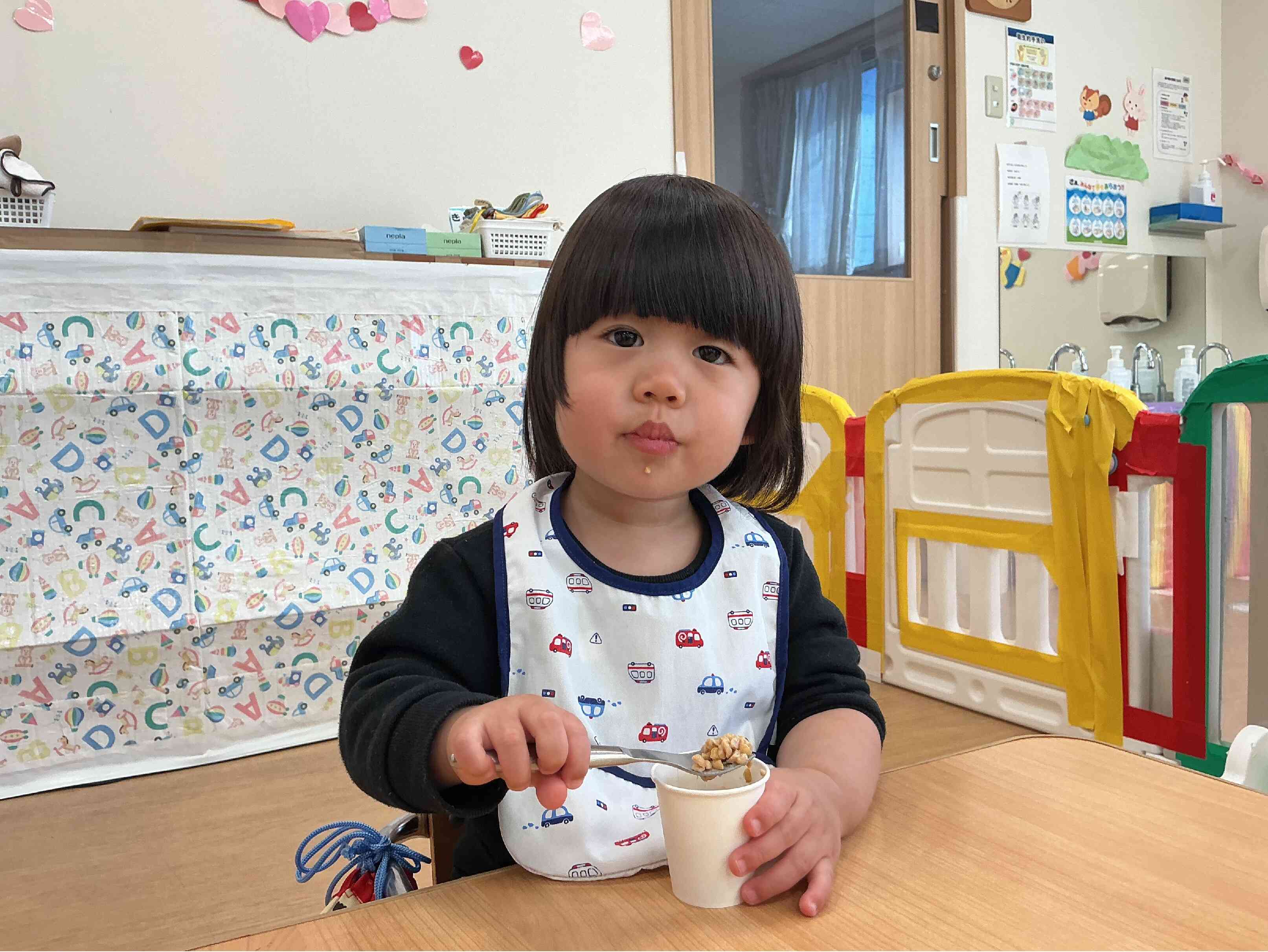 待ちきれなくて食べちゃいました☆おいしいね♪