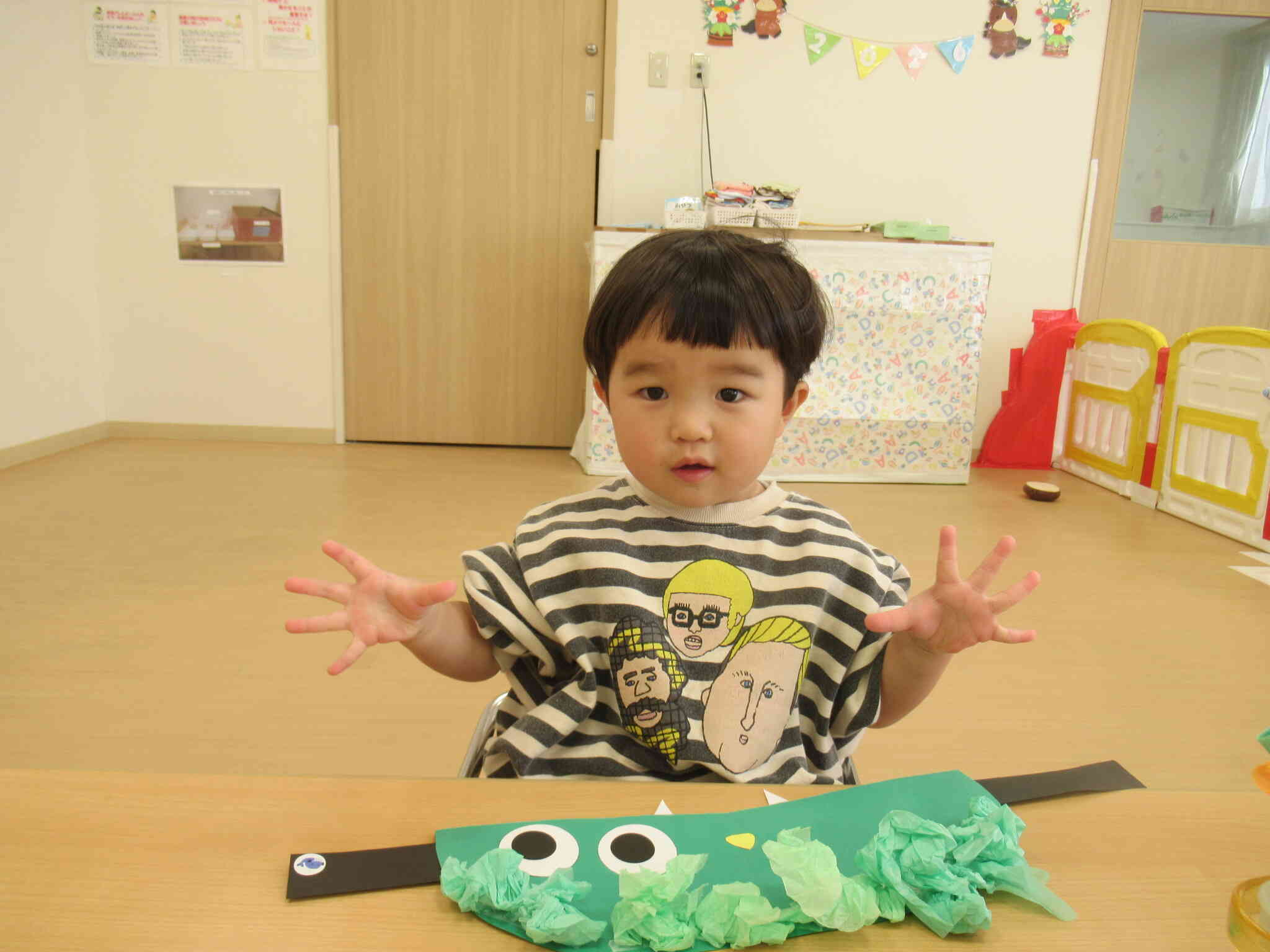 みてみて！強い鬼さん完成したよ⭐︎